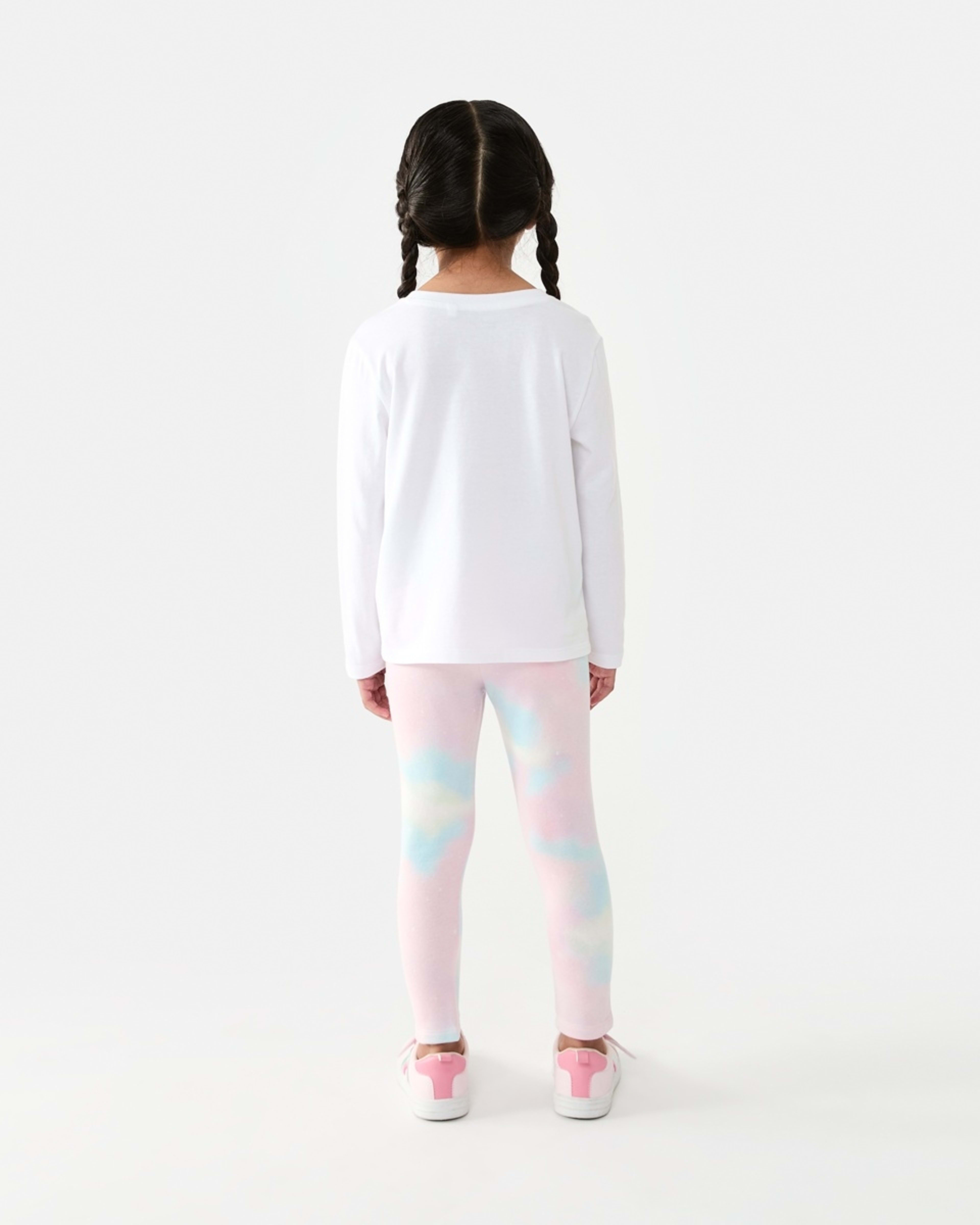 5 Fleecy Lined Leggings Galaxy, 5 of 8