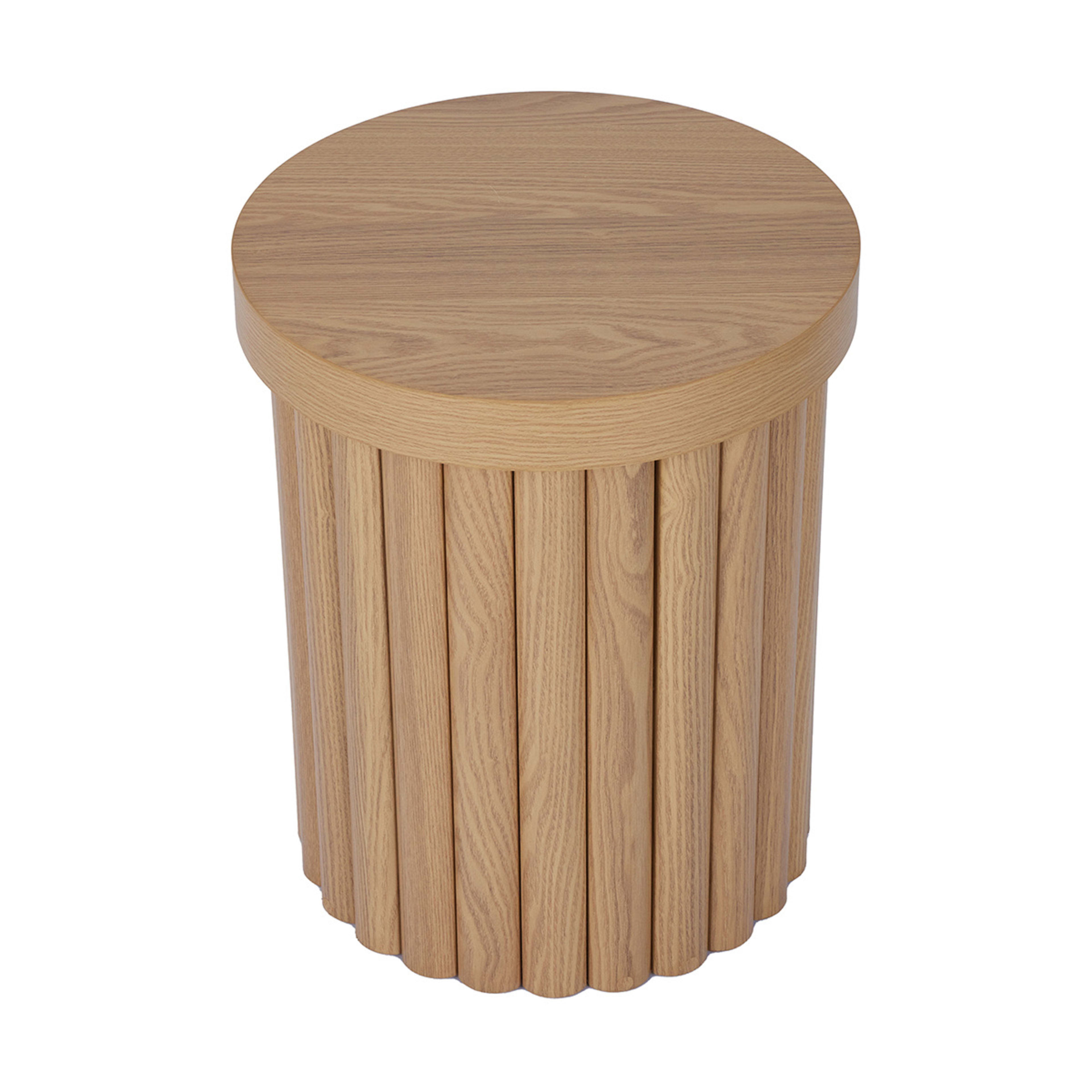 Chunky Ribbed Side Table Kmart