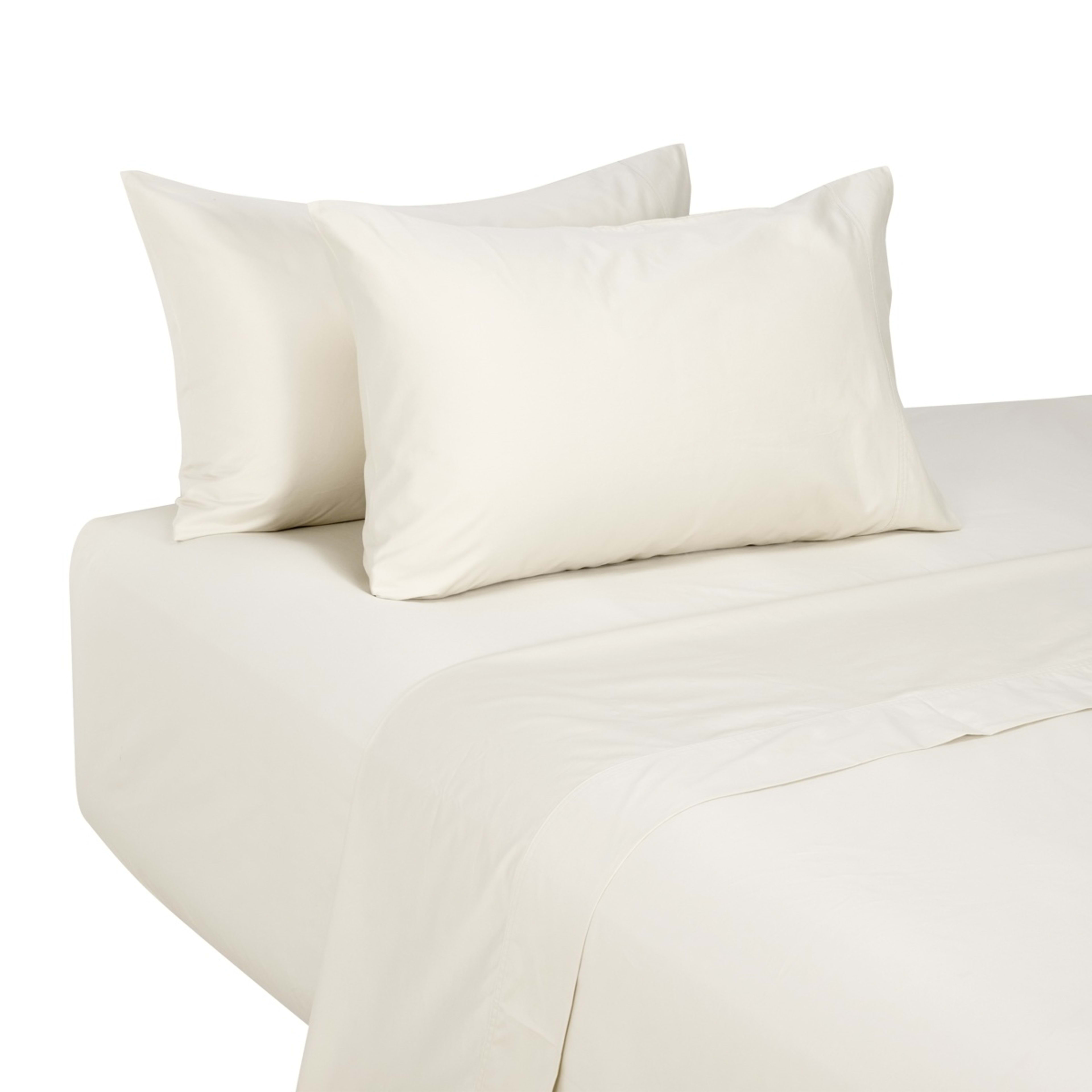 5 500 Thread Count Australian Grown Cotton Sheet Set - Double Bed, Sand, 5 of 7