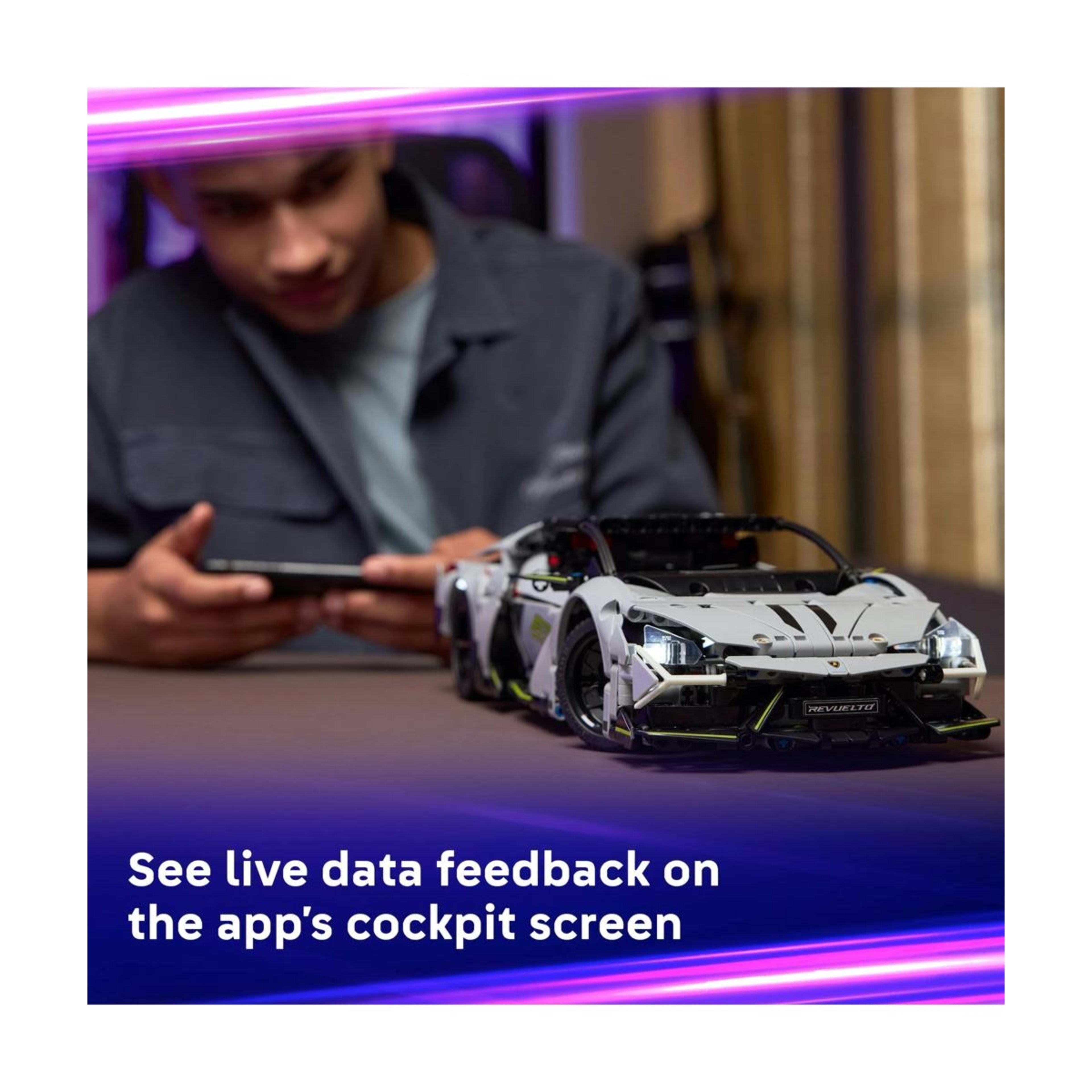6 LEGO Technic Lamborghini Revuelto Super Sports Car 42214, 6 of 10