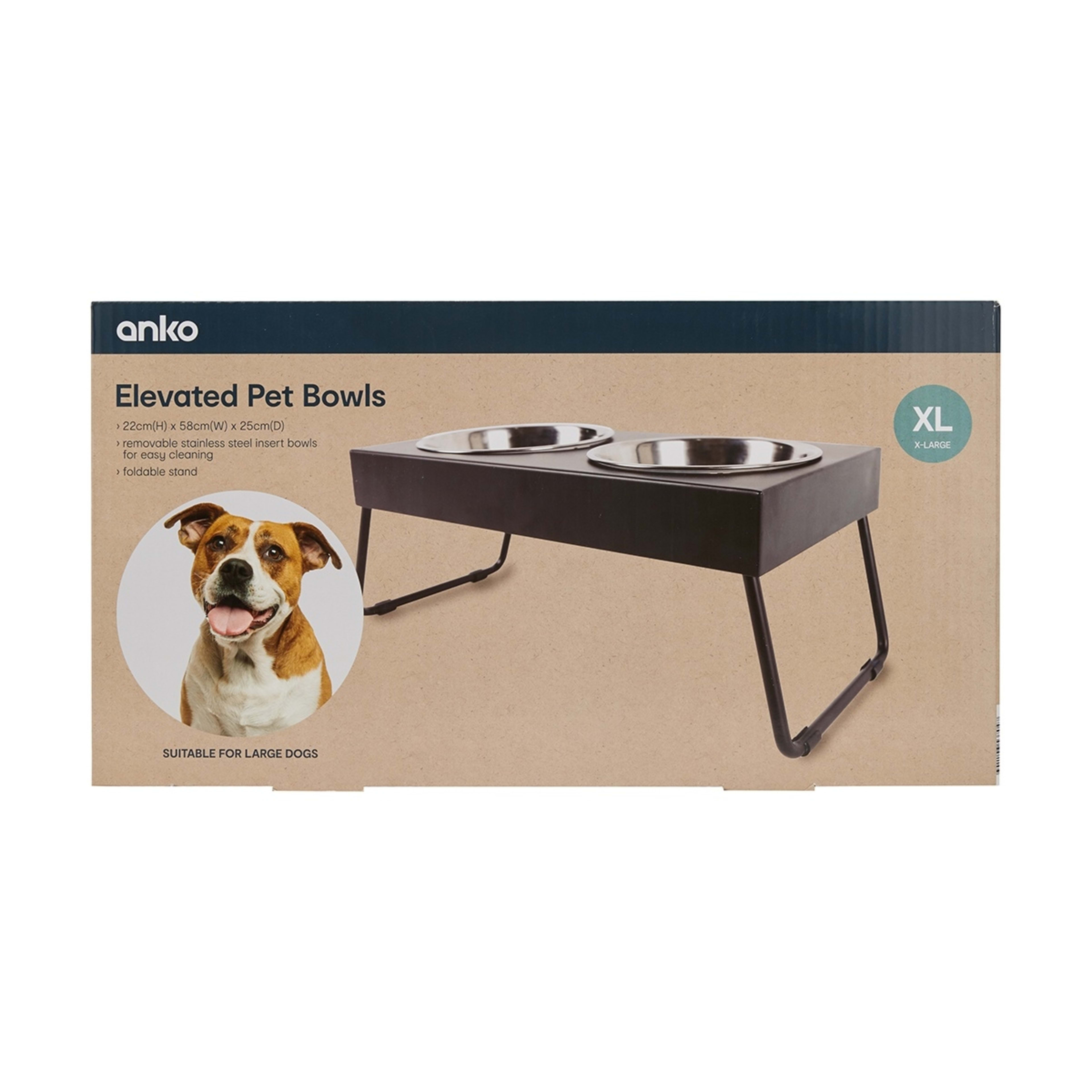 10 Pet Bowl Twin Elevated Folding - Extra Large, 10 of 10