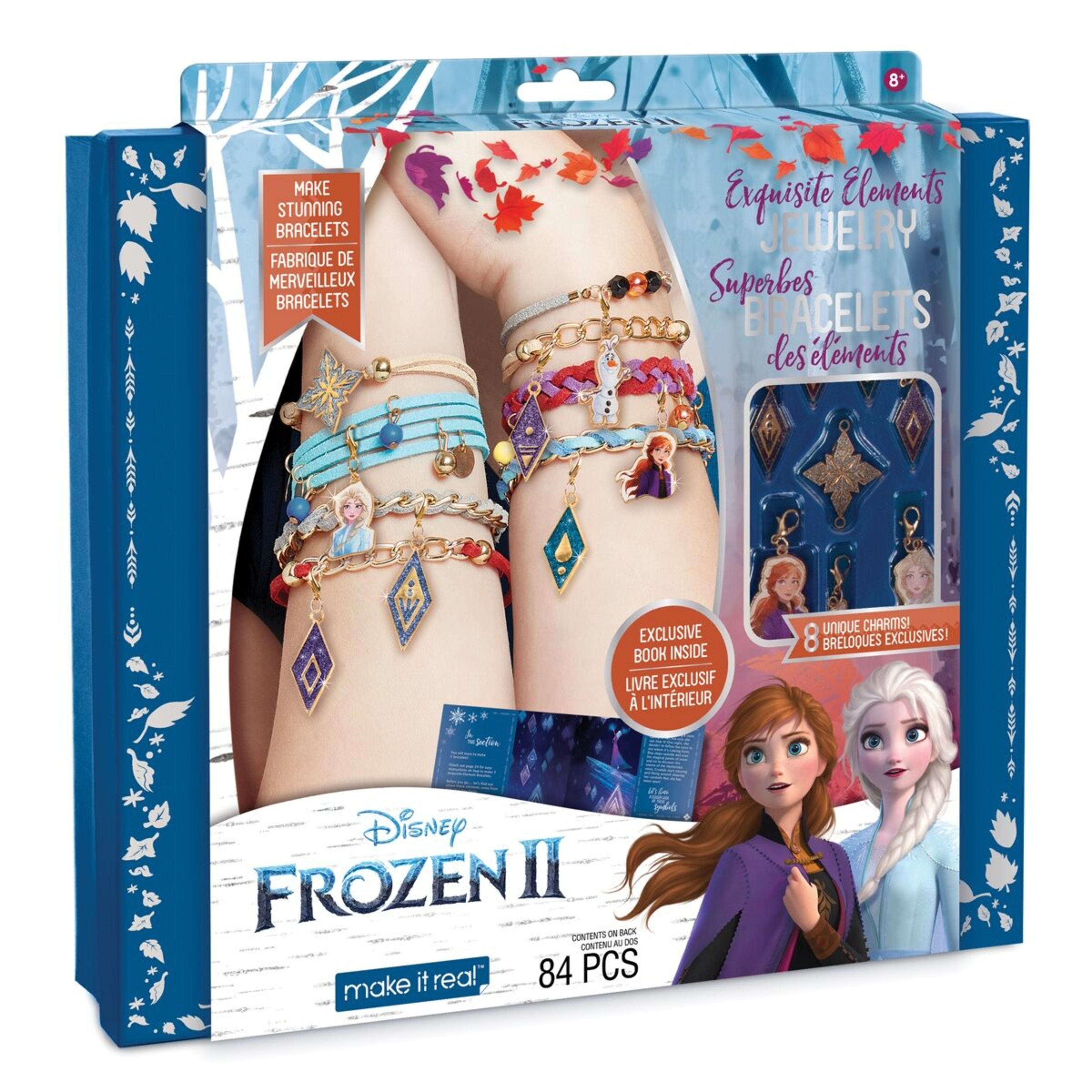 1 84 Piece Make It Real Disney Frozen II Bracelet Set