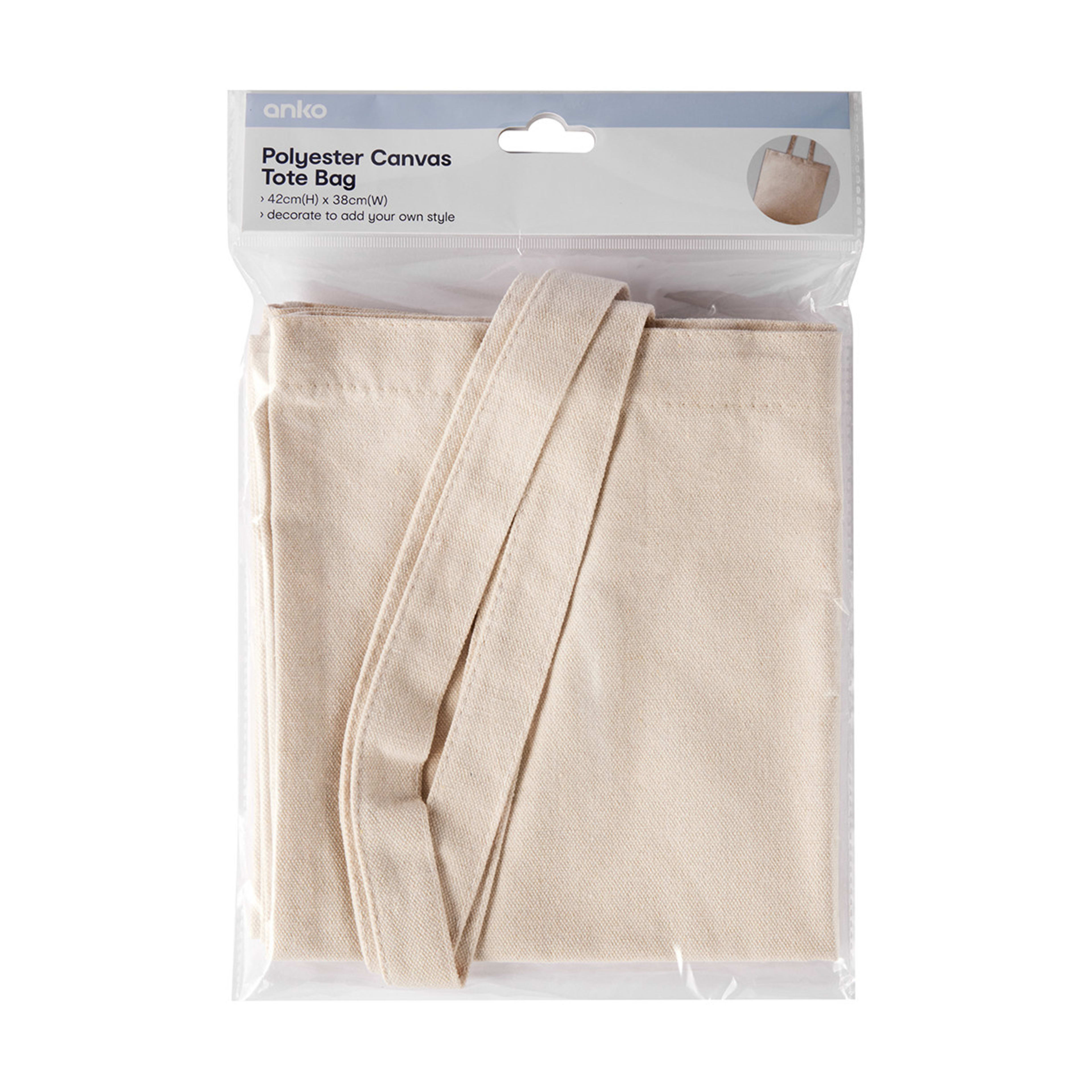 Polyester Canvas Tote Bag Kmart