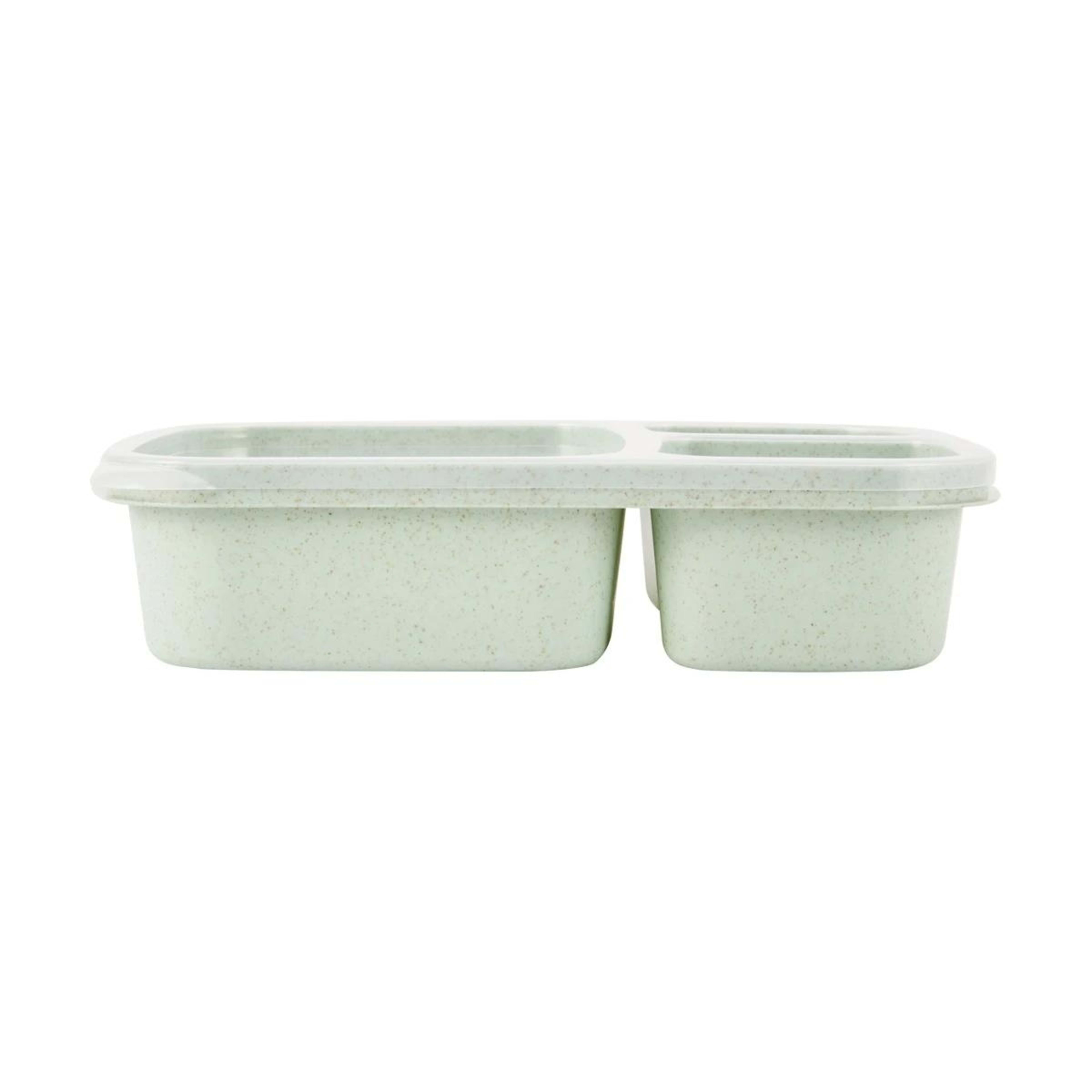2 Sage Wheat Straw 3 Section Container, 2 of 7