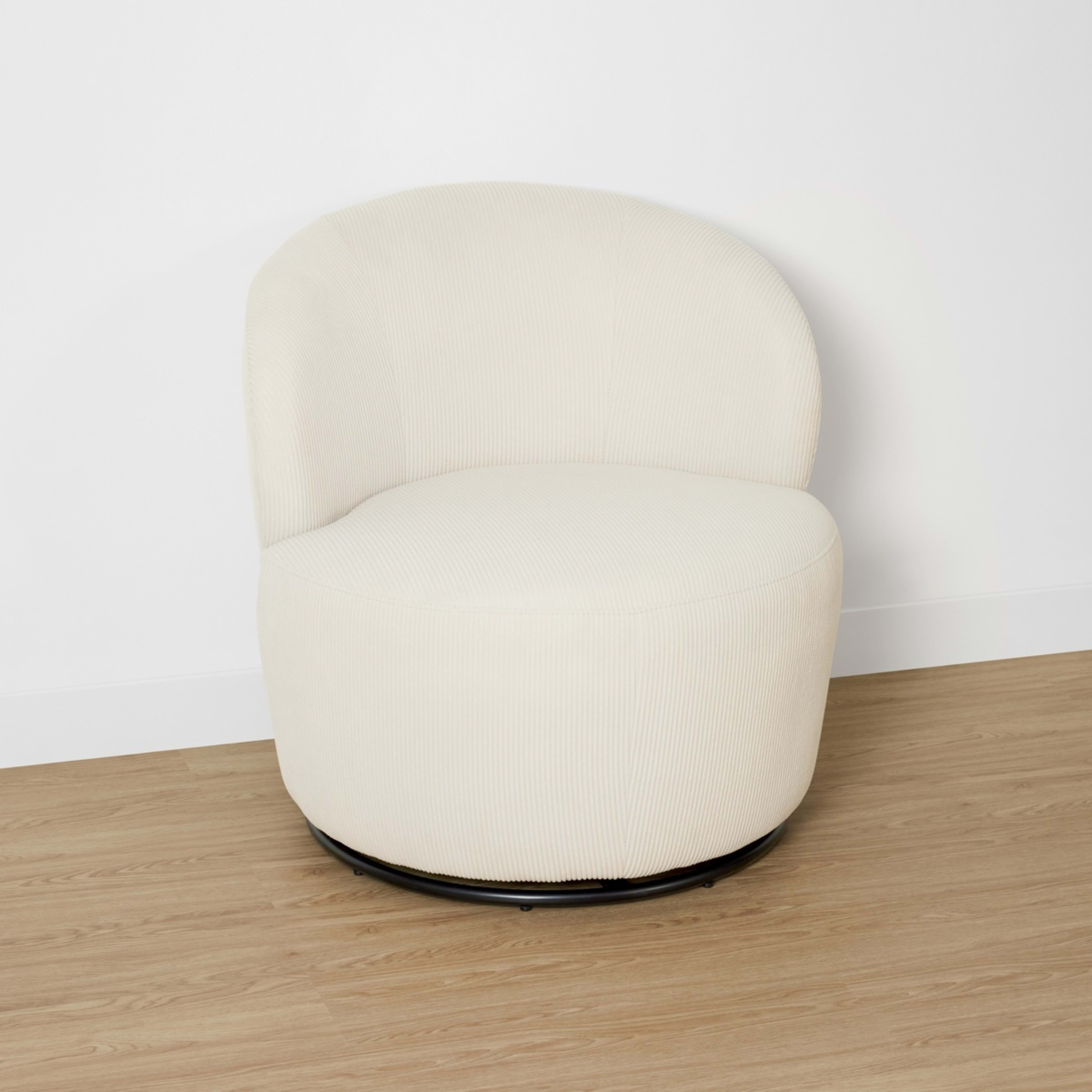 3 Corduroy Swivel Chair, 3 of 9