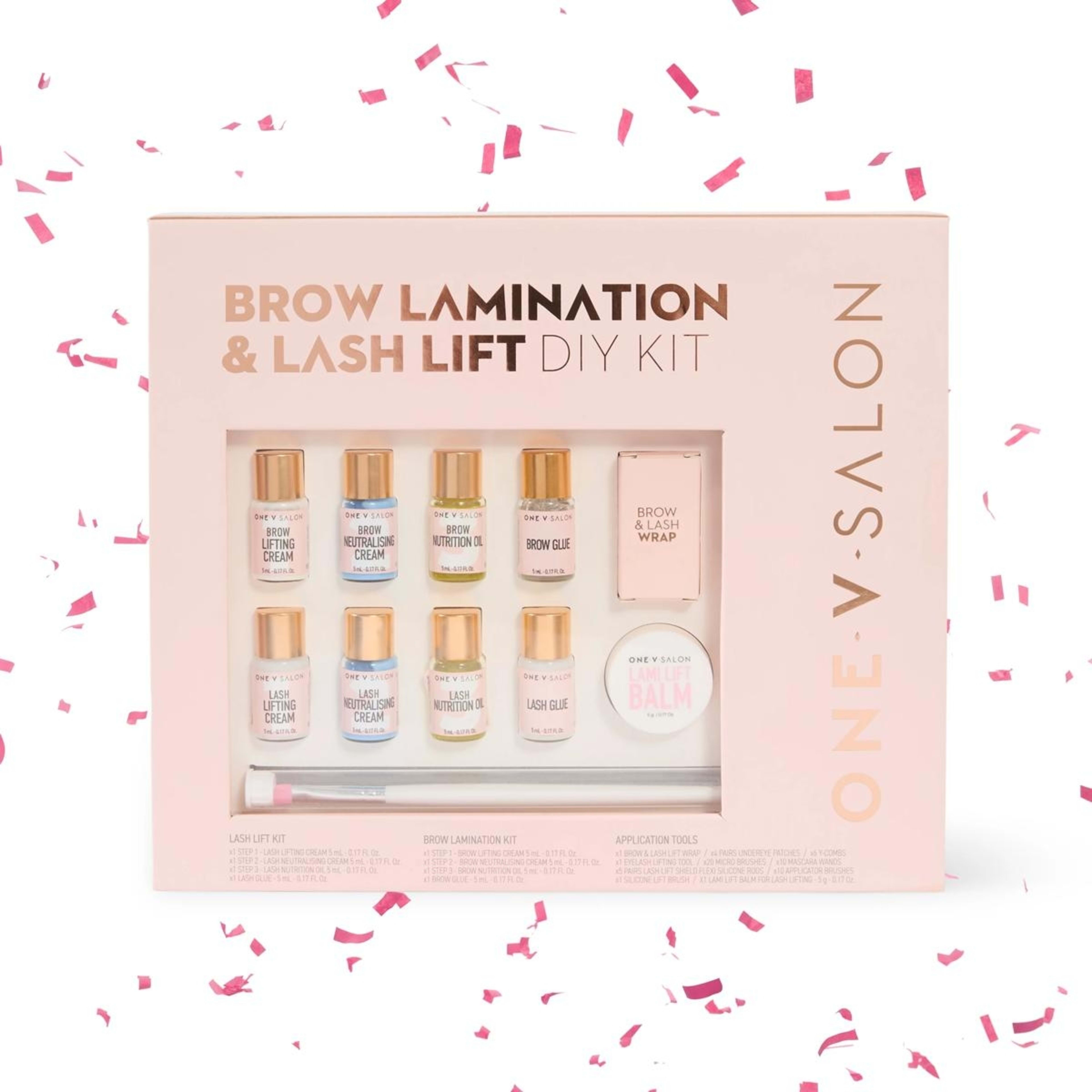 1 One V Salon Brow Lamination and Lash Lift DIY Kit, 1 of 5