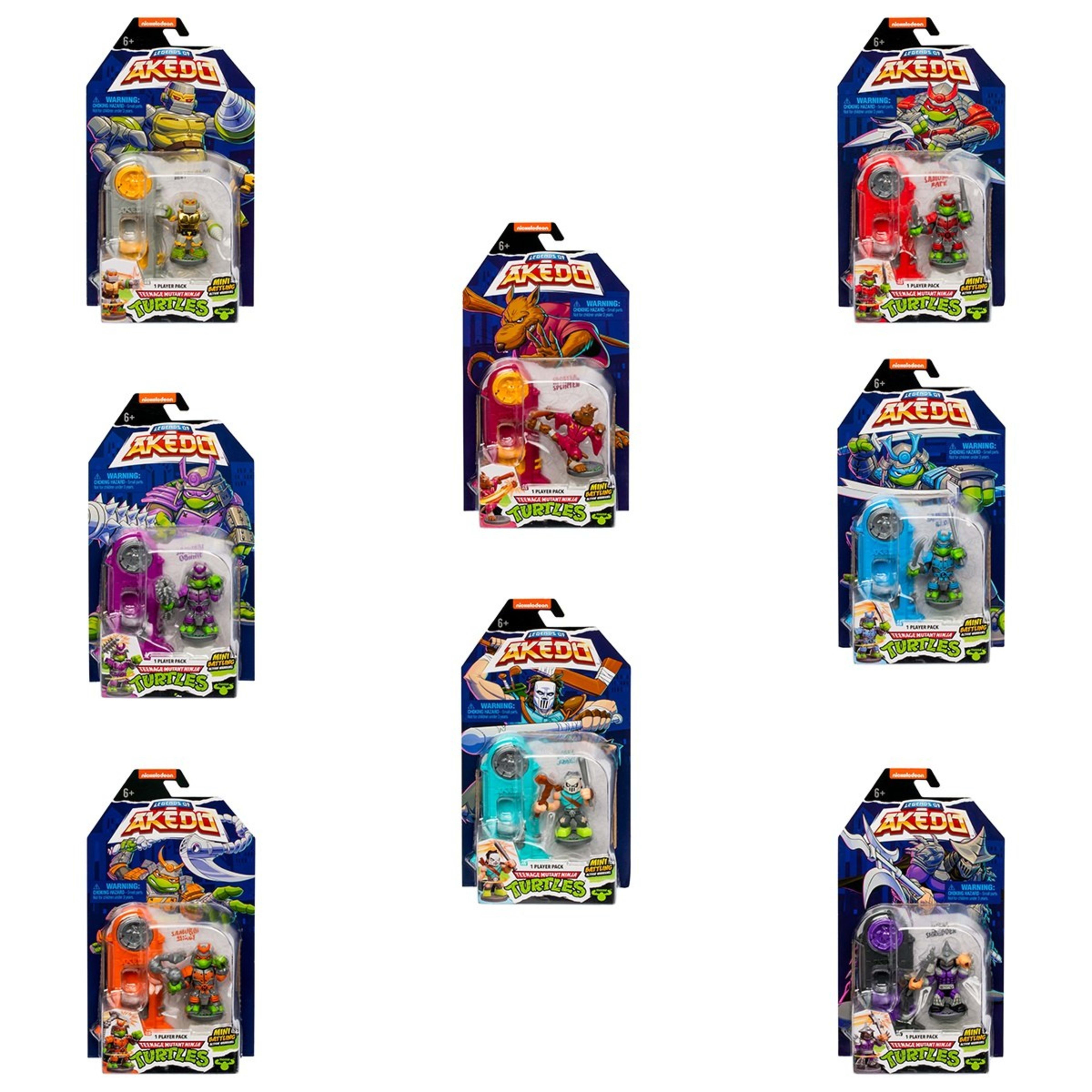 1 Legends of Akedo Teenage Mutant Ninja Turtles: Mini Battling Warriors Single Pack - Assorted