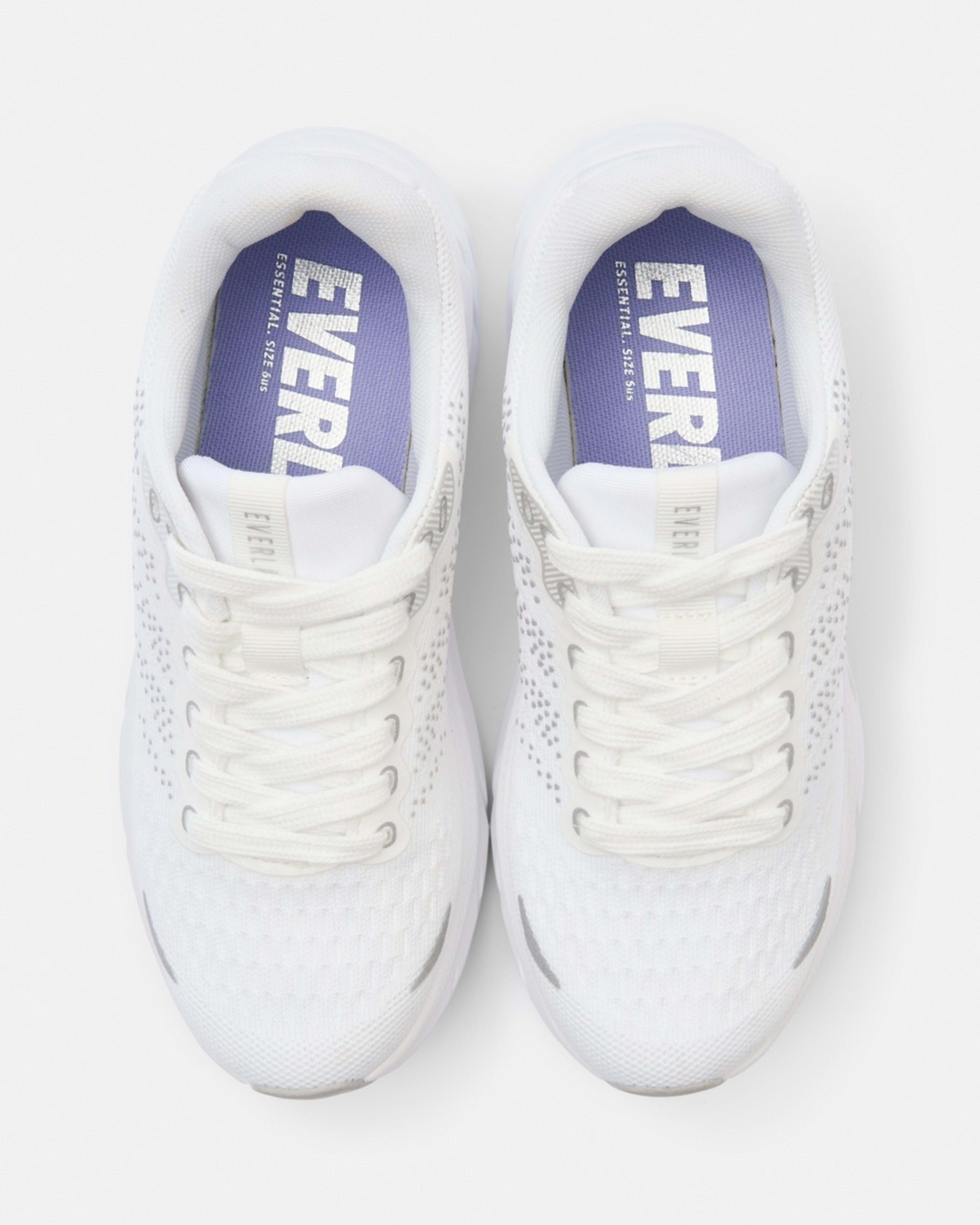 3 Everlast Womens Times Square Sneakers WHITE, 3 of 5