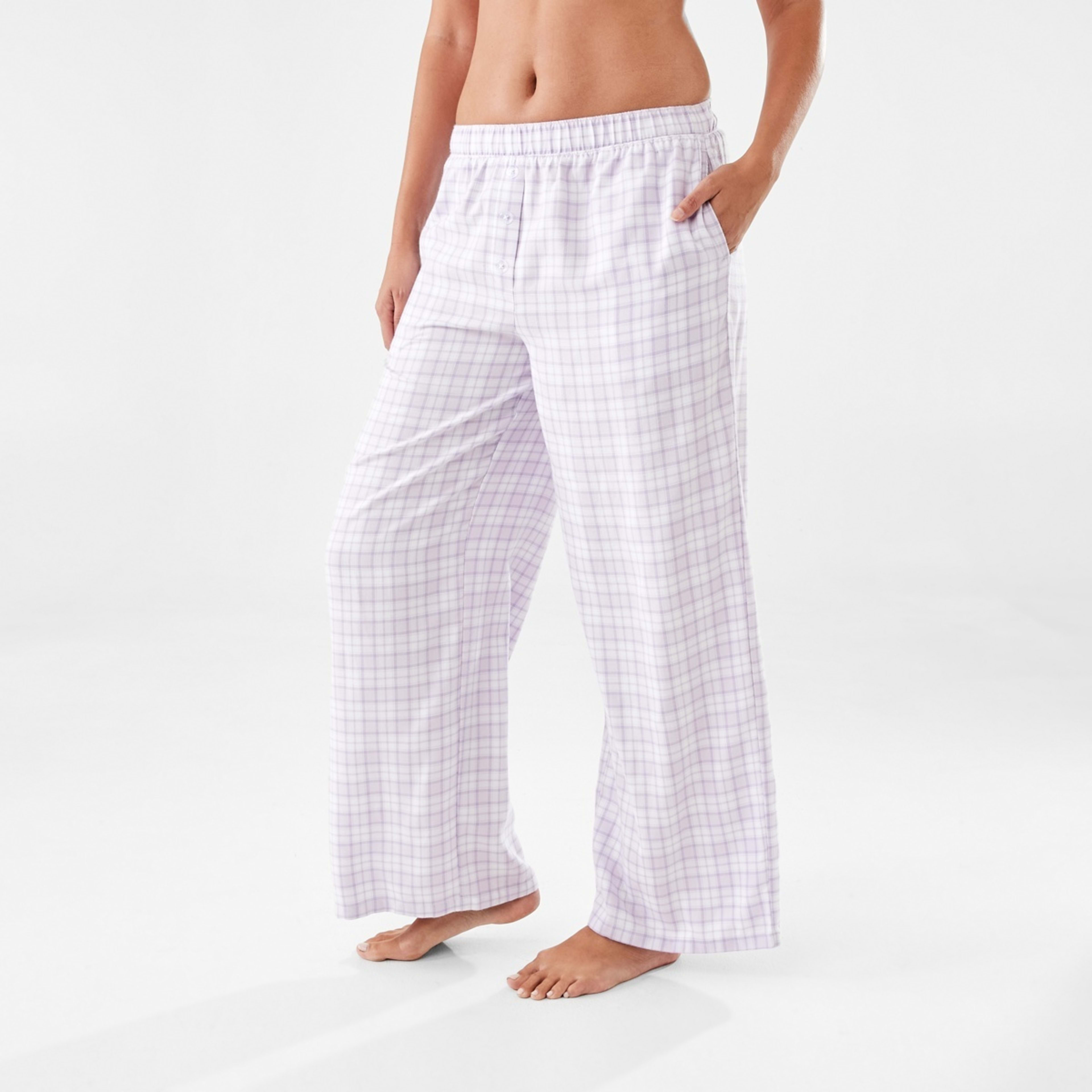 2 Boyfriend Flannel Pants Mini Chk L, 2 of 6