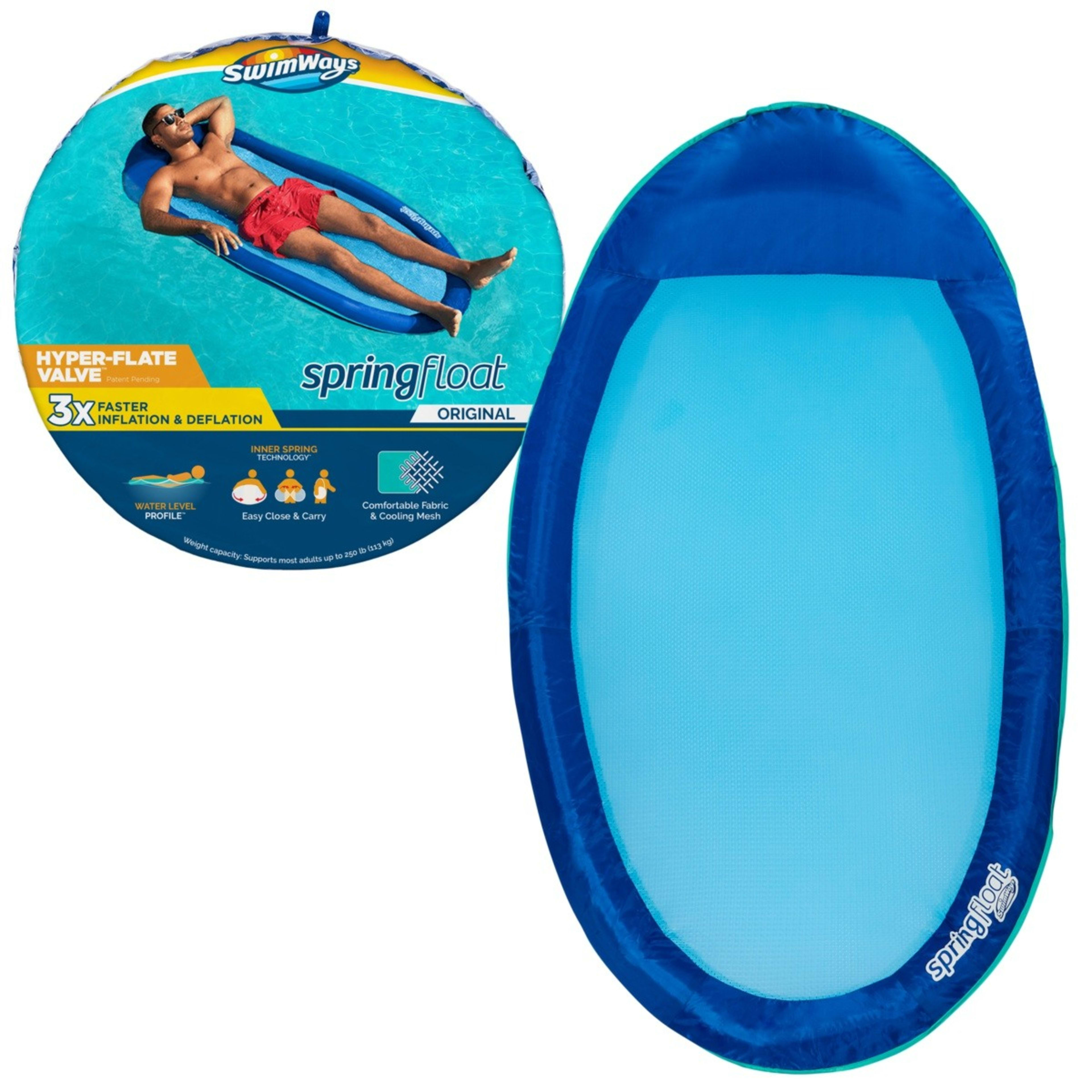 SwimWays Spring Float Original Pool Lounge Chair Kmart