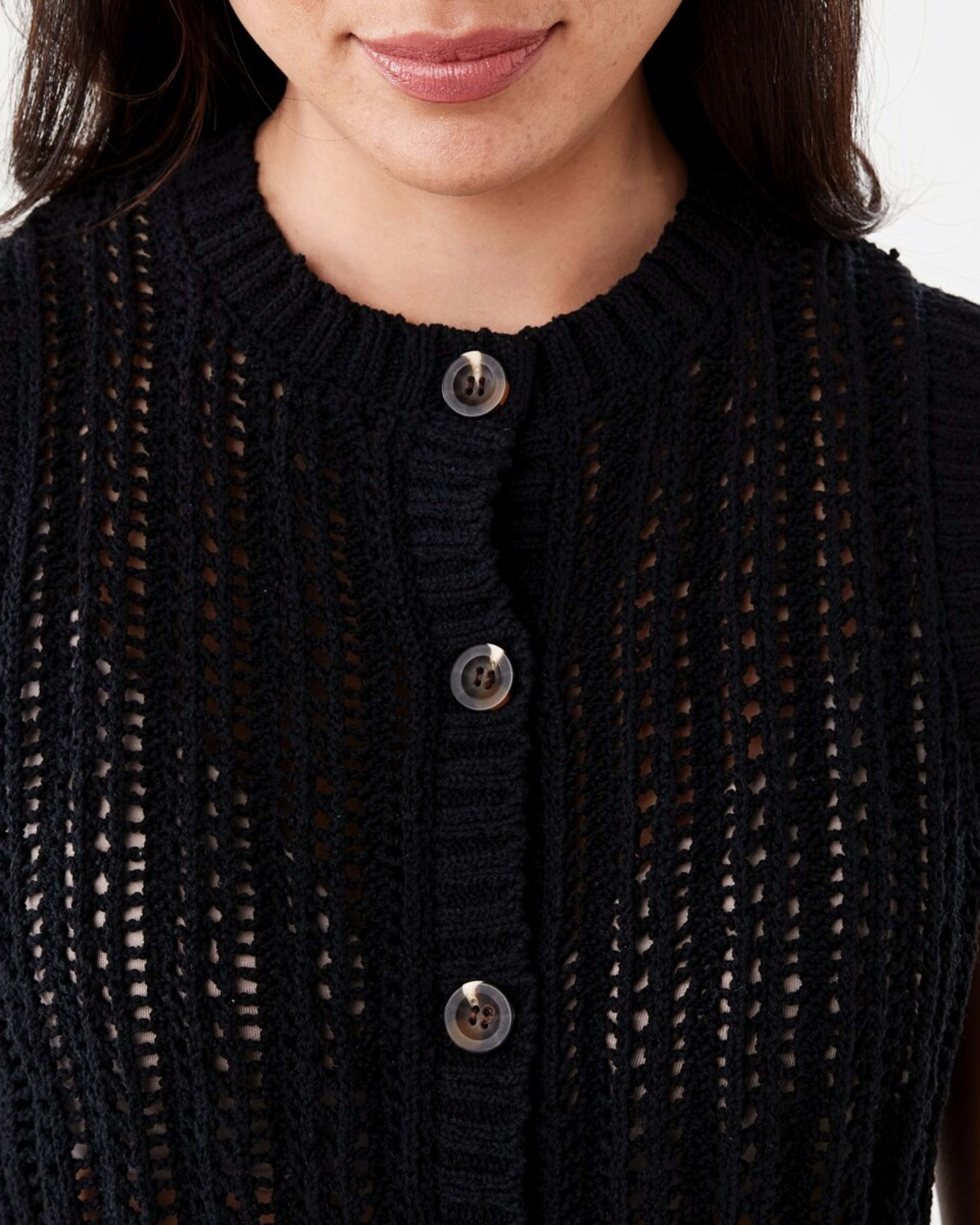 5 Knit Vest Black, 5 of 6