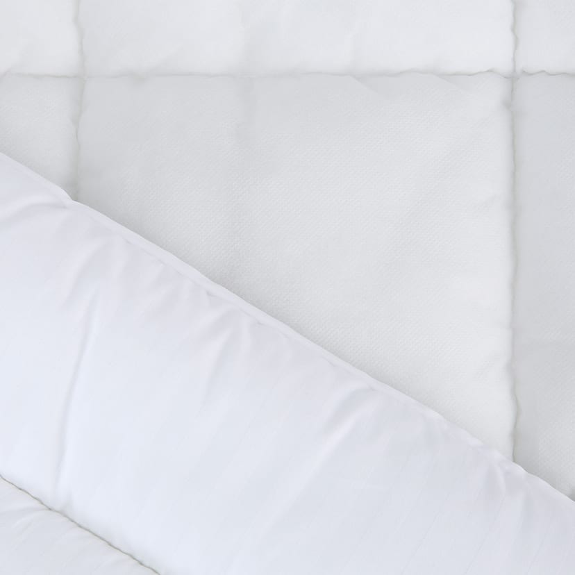 High Loft Mattress Topper Single Bed, White Kmart