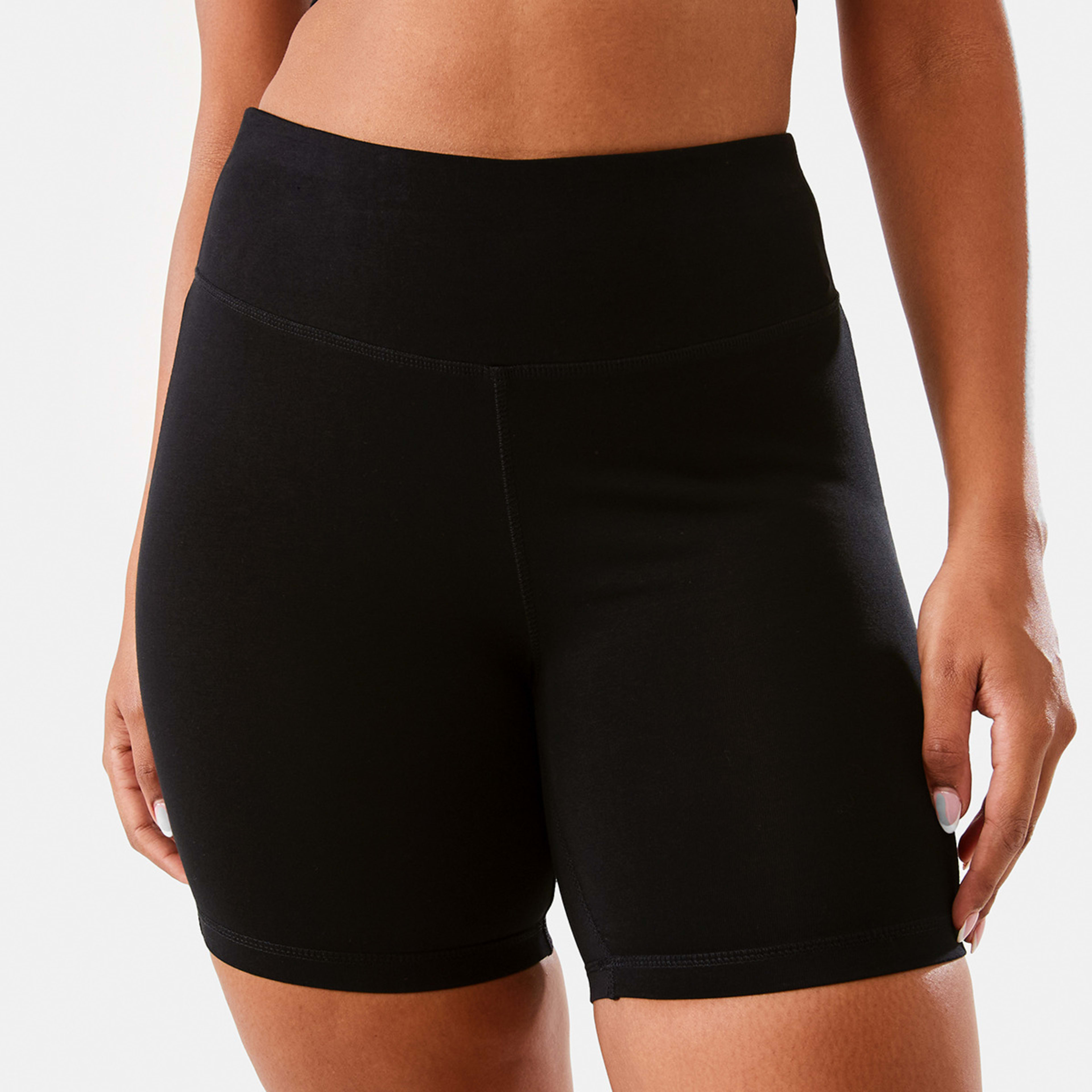 1 Active Womens Bike Shorts Black, 1 of 6