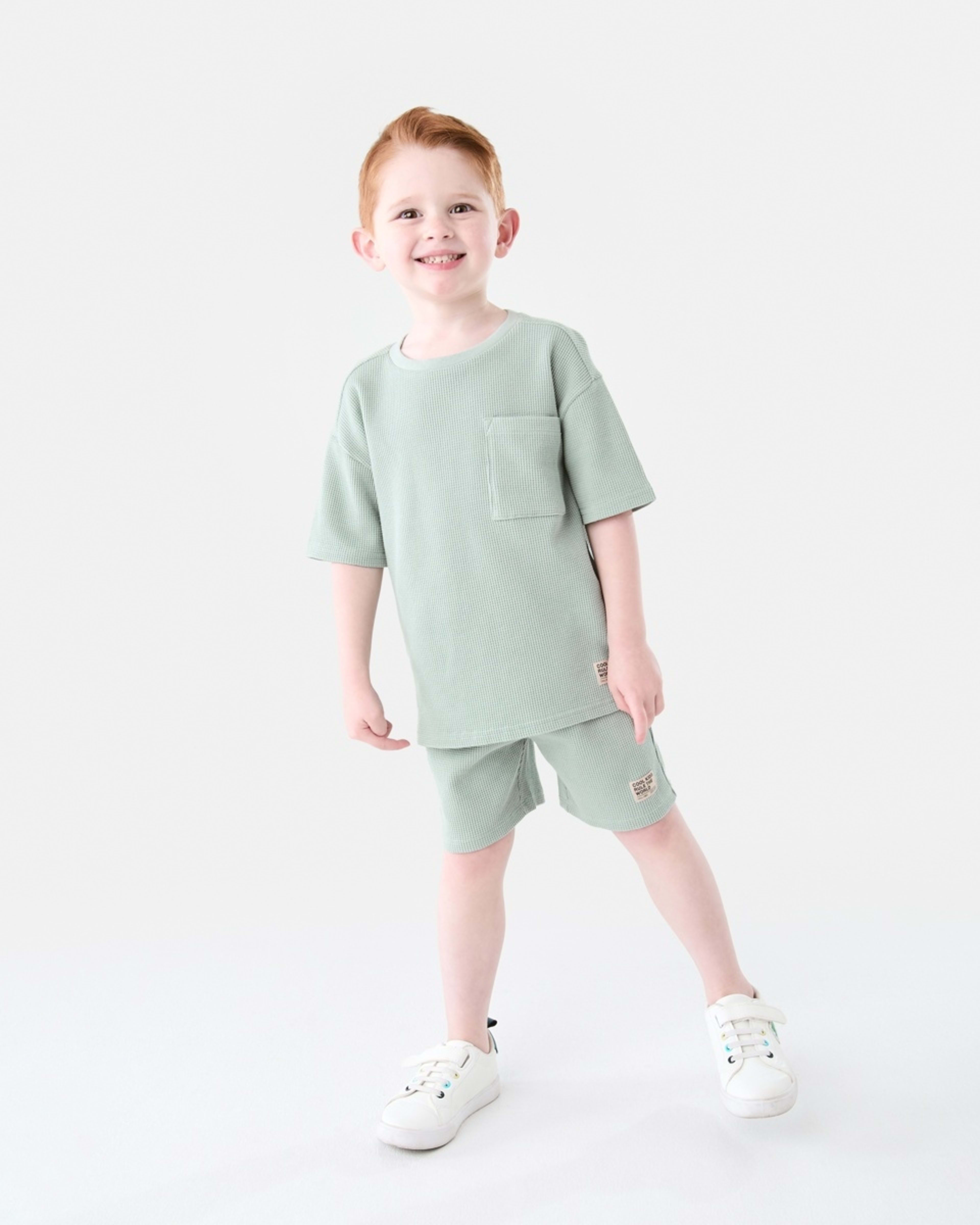5 Waffle Shorts Jad Green, 5 of 8