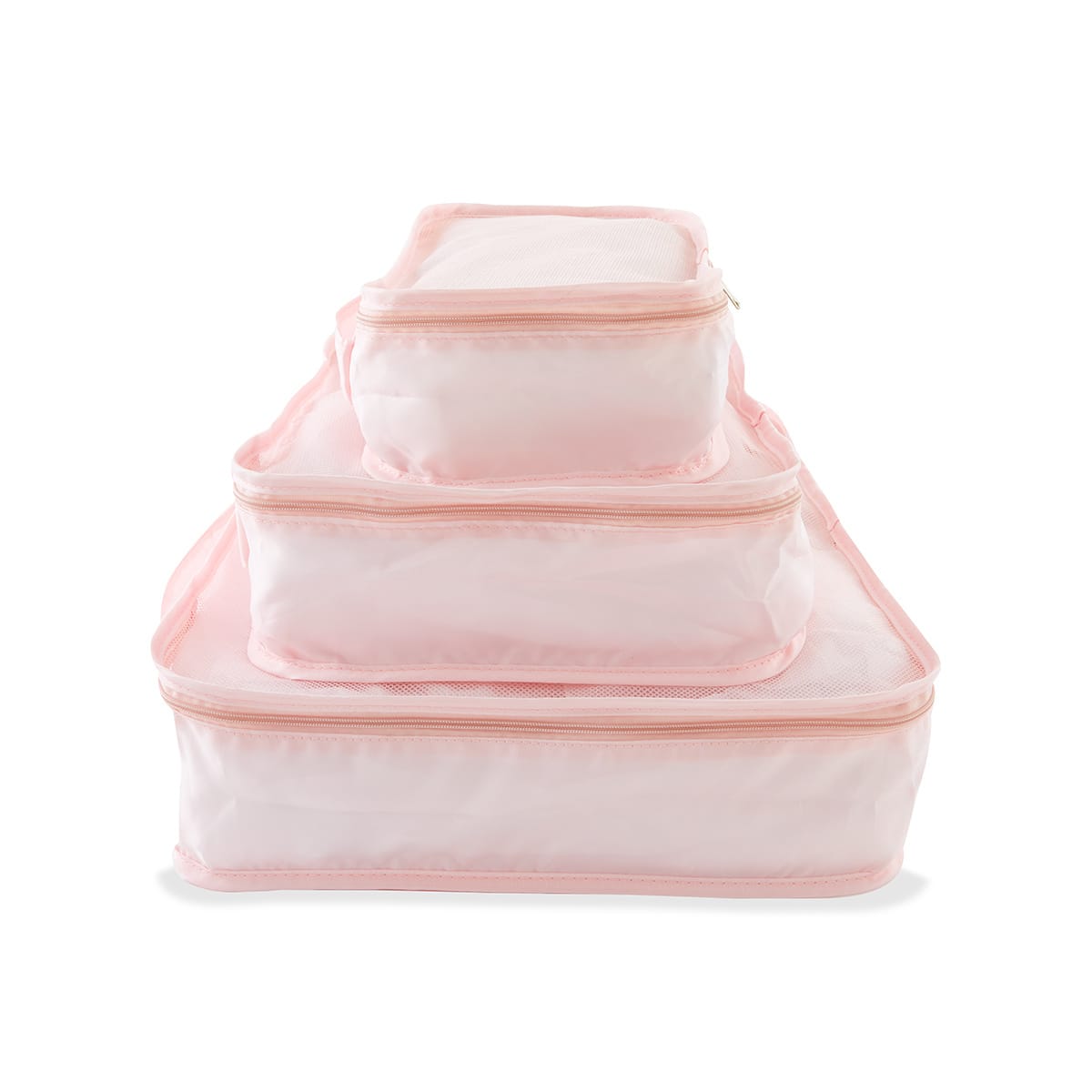 3 Piece Packing Cube Pink Kmart