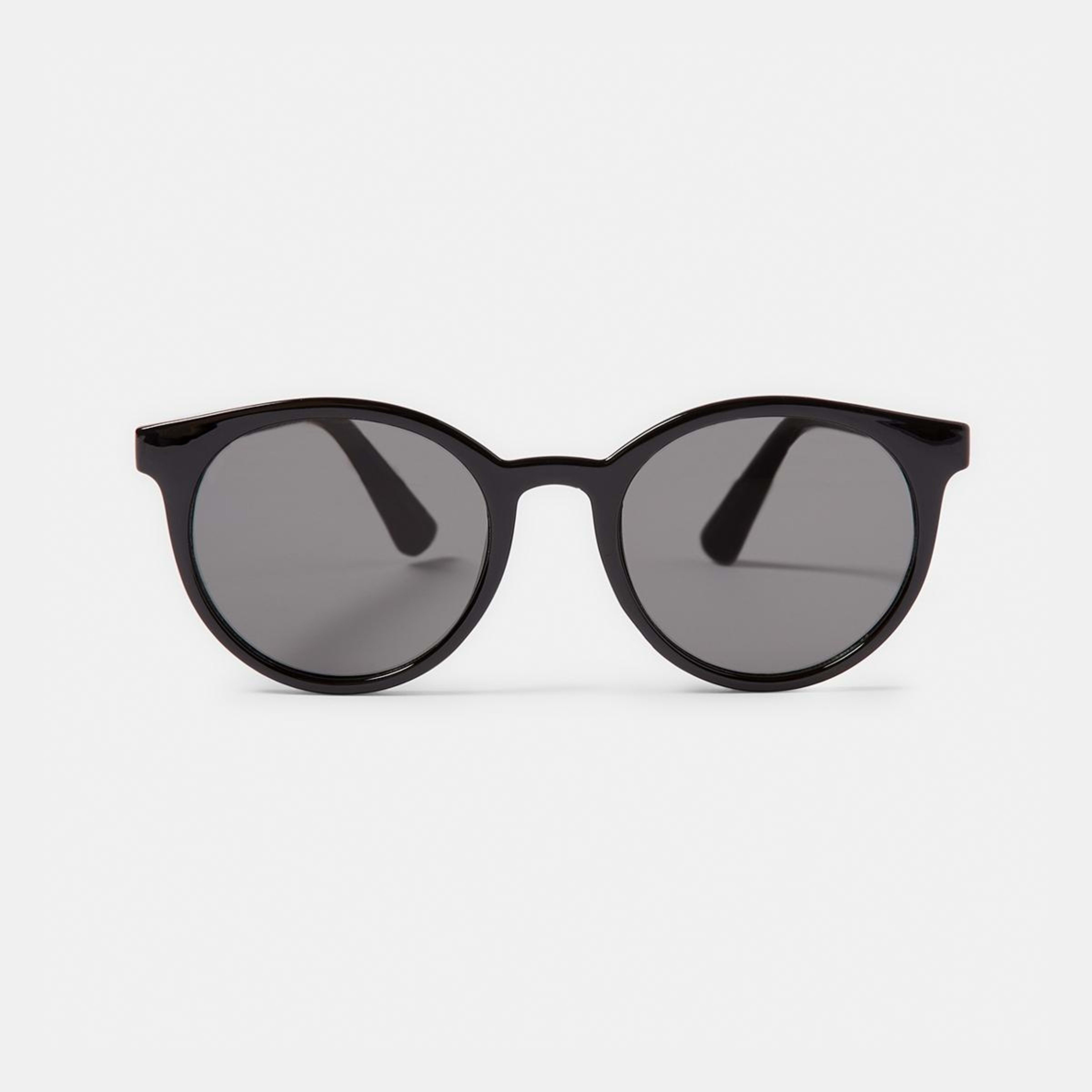 1 Basic Round Sunglasses Black, 1 of 6