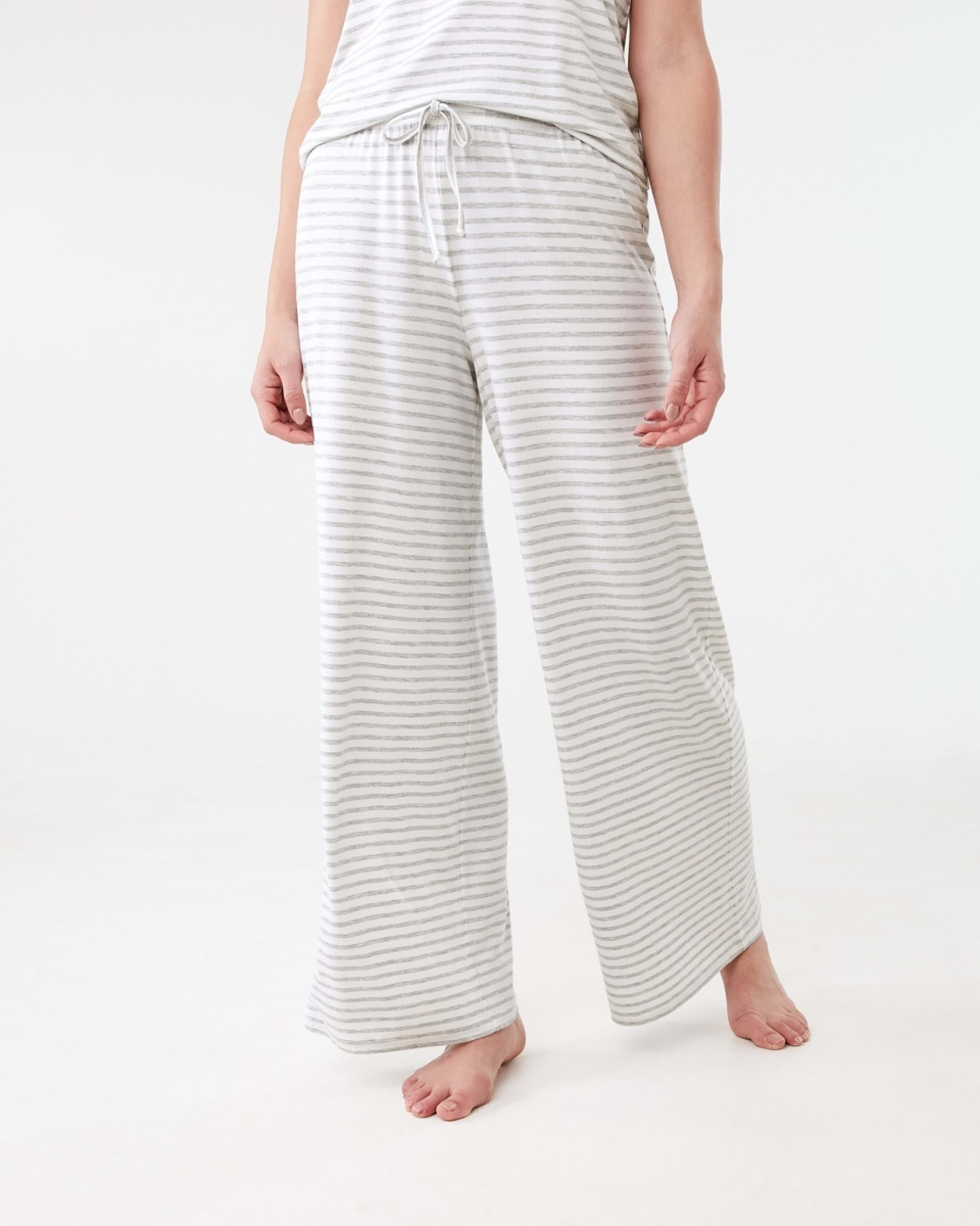 1 Viscose Pants MARLE STRIPE SILVER MARLE