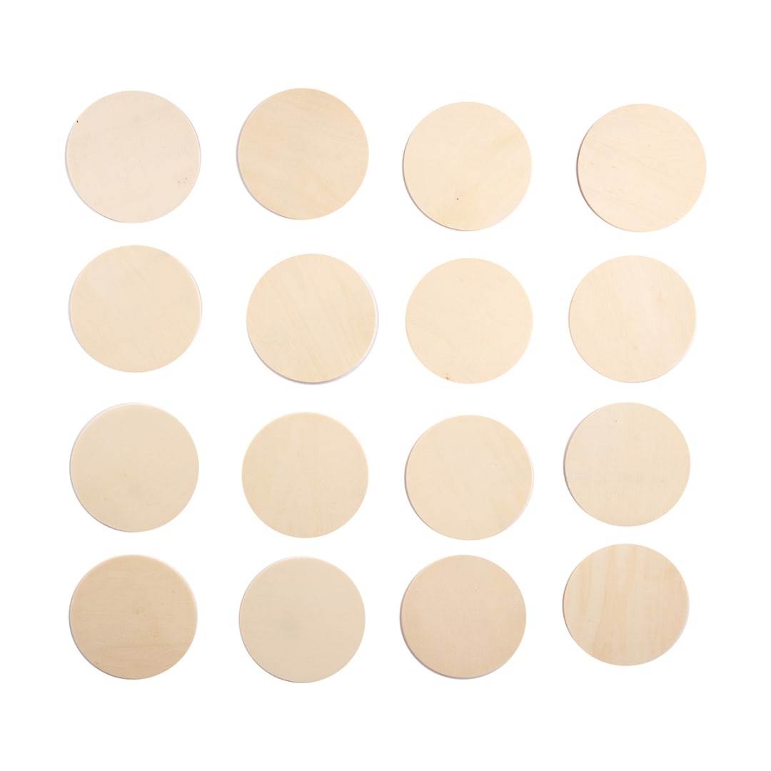 16 Pack Plywood Coasters Kmart NZ