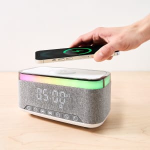 Music Alarm Clock with Wireless Cha