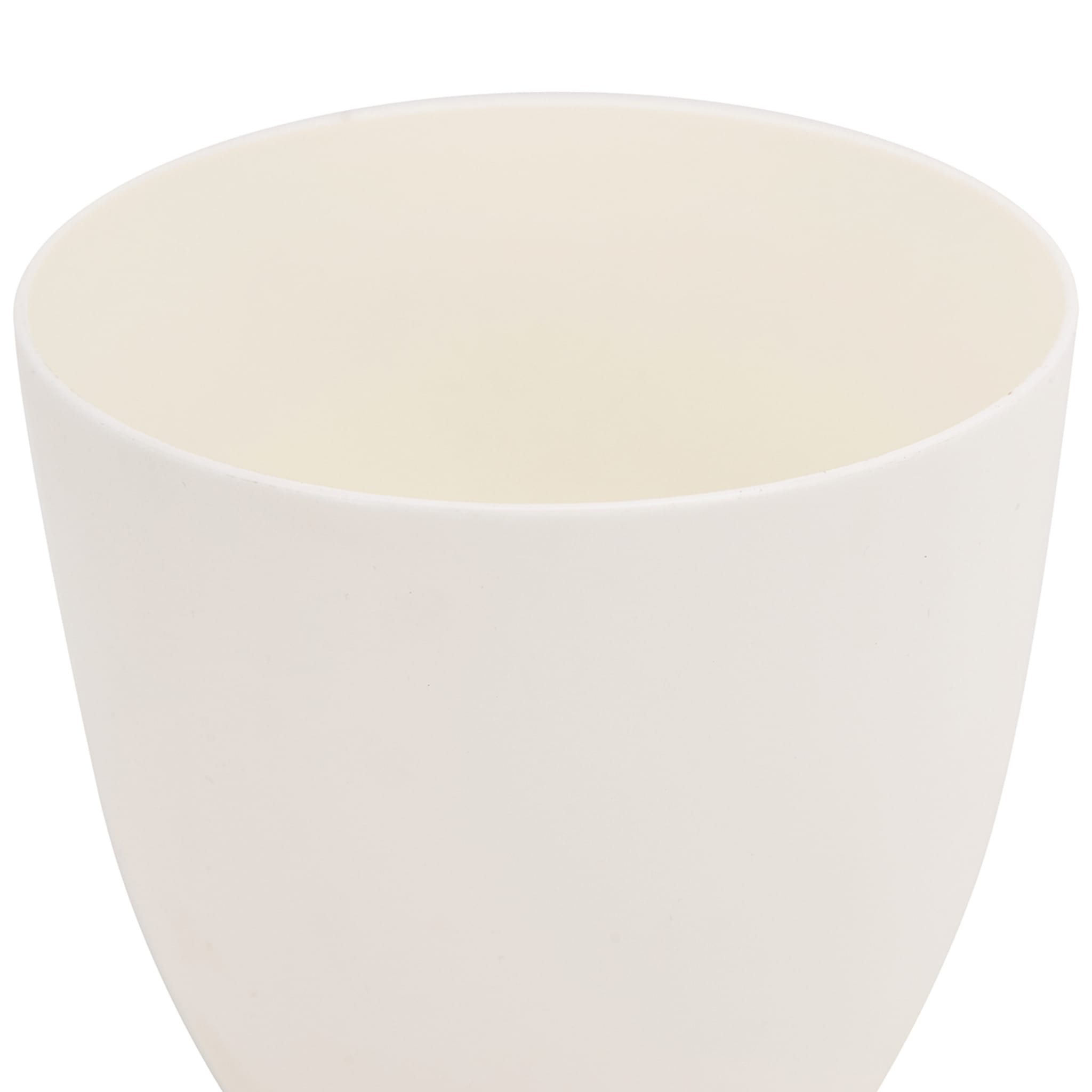 12cm Plastic Pot White Kmart