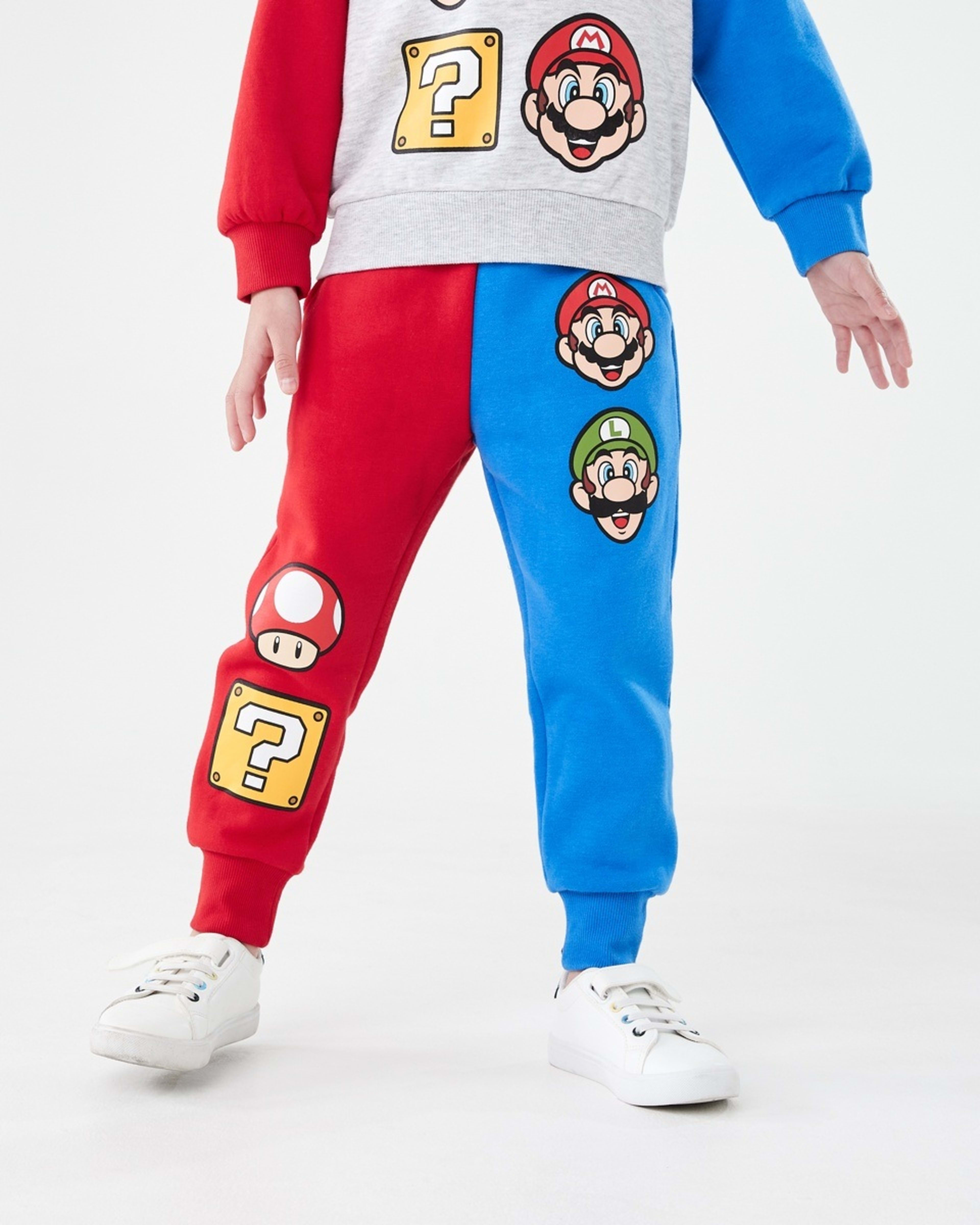 1 Super Mario License Printed Trackpants Mario And Luigi
