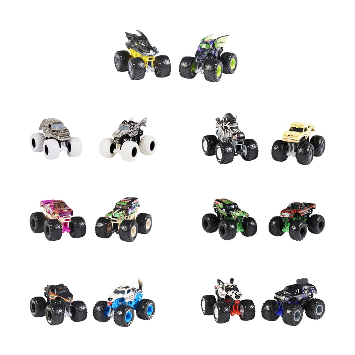 2 Pack Monster Jam 164 Die Cast Trucks Assorted Kmart