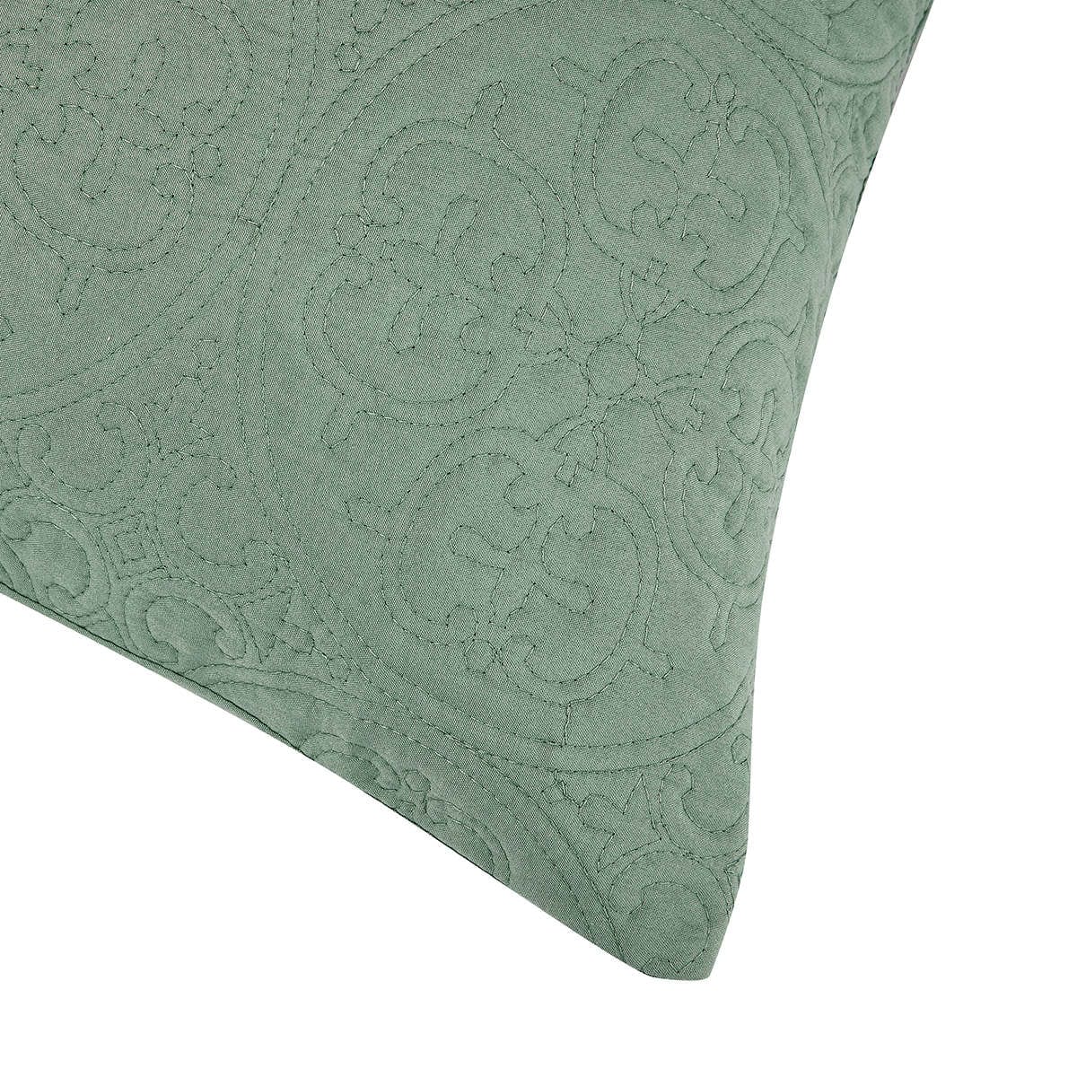 Aria European Pillowcase Sage Kmart