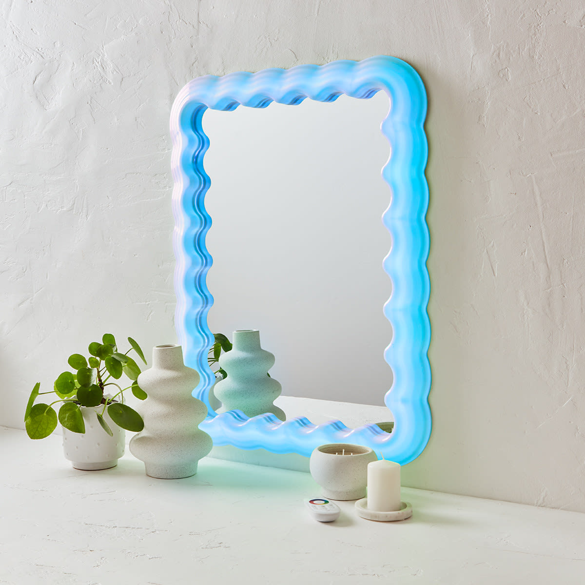 Light Up Wavy Mirror - Kmart