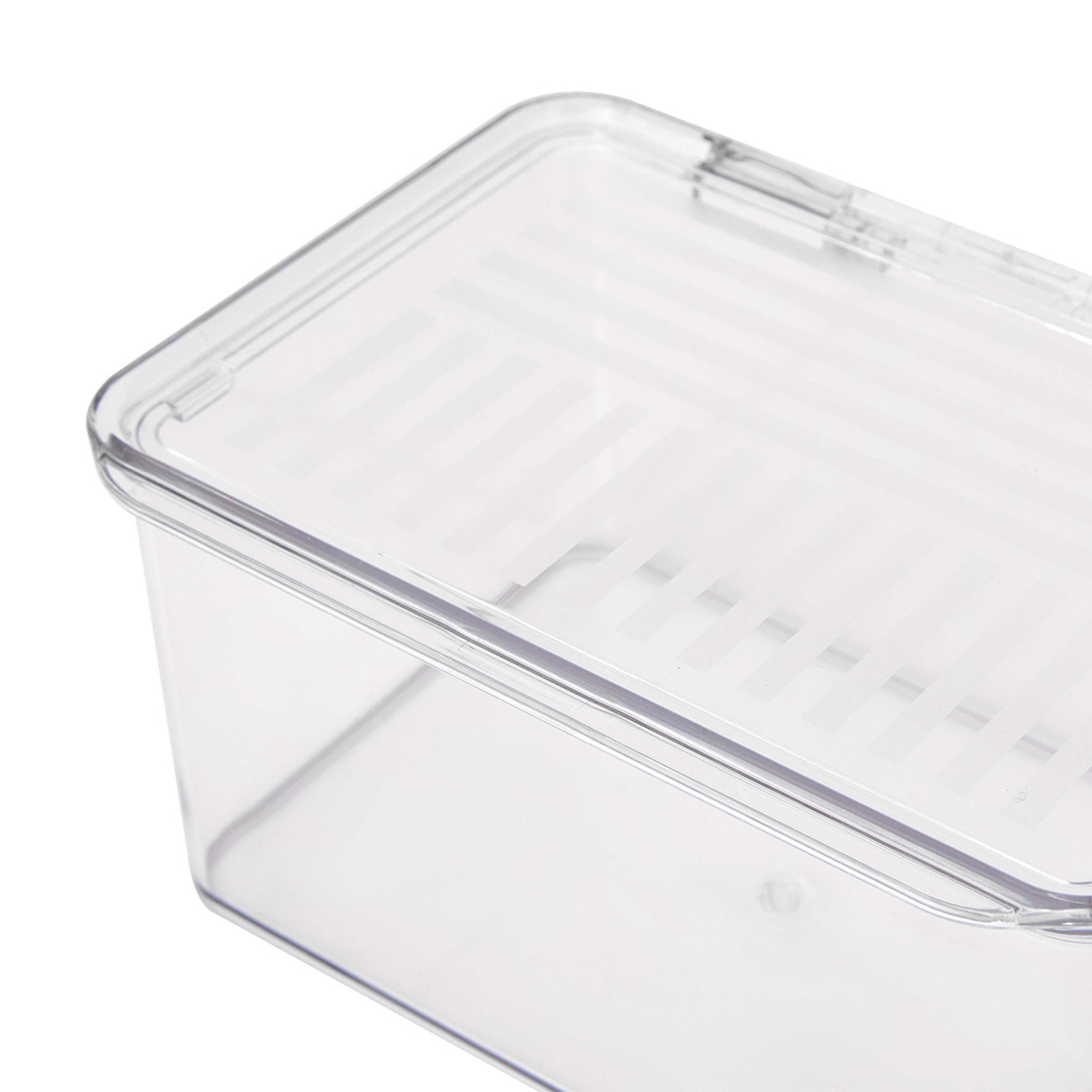 Clear Short Square Container with Lid Kmart