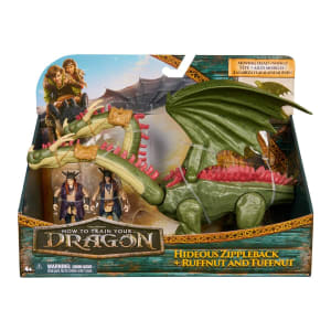 How To Train Your Dragon Hideous Zippleback and Ruffnut & Tuffnut Action Figure