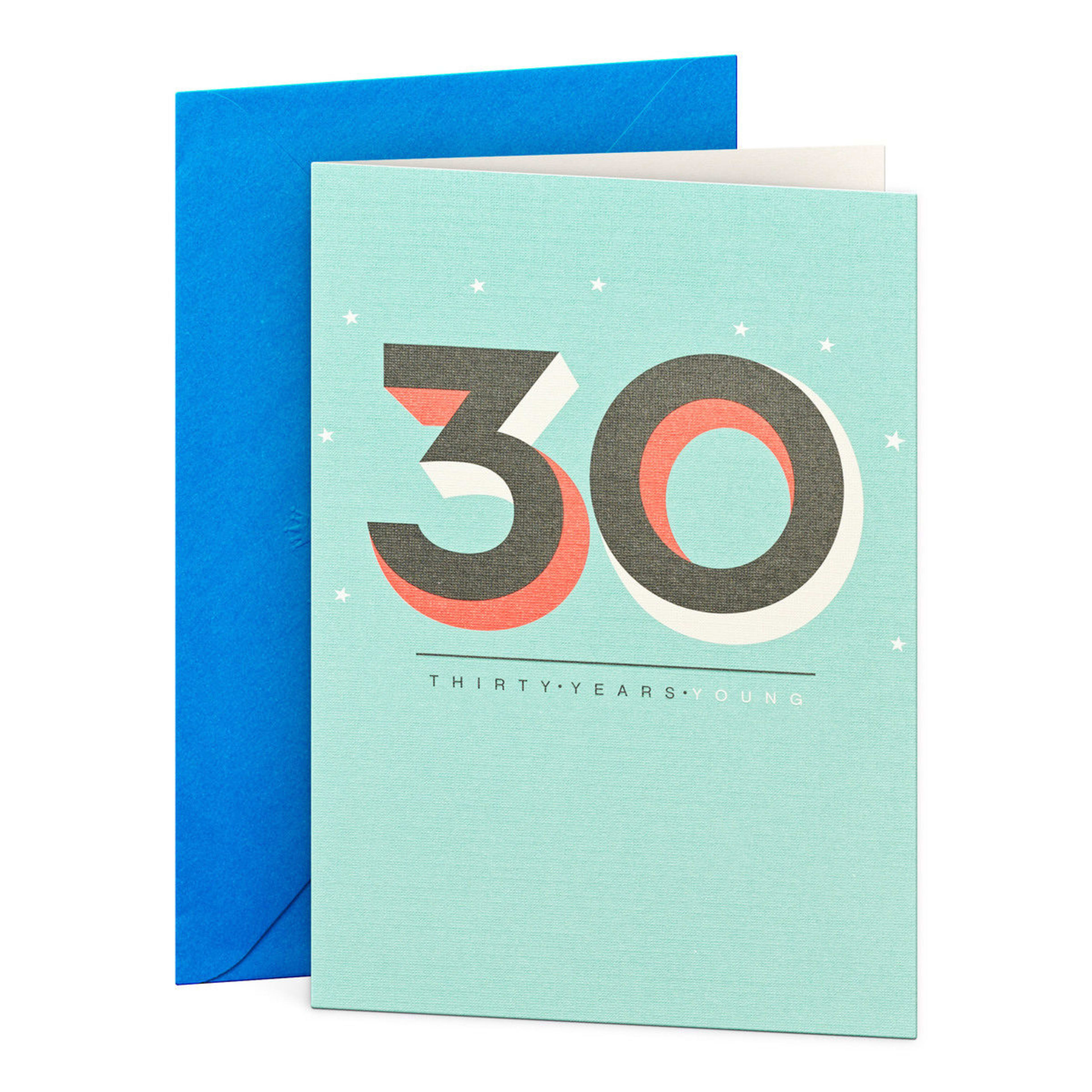 1 Hallmark Birthday Card - Age 30