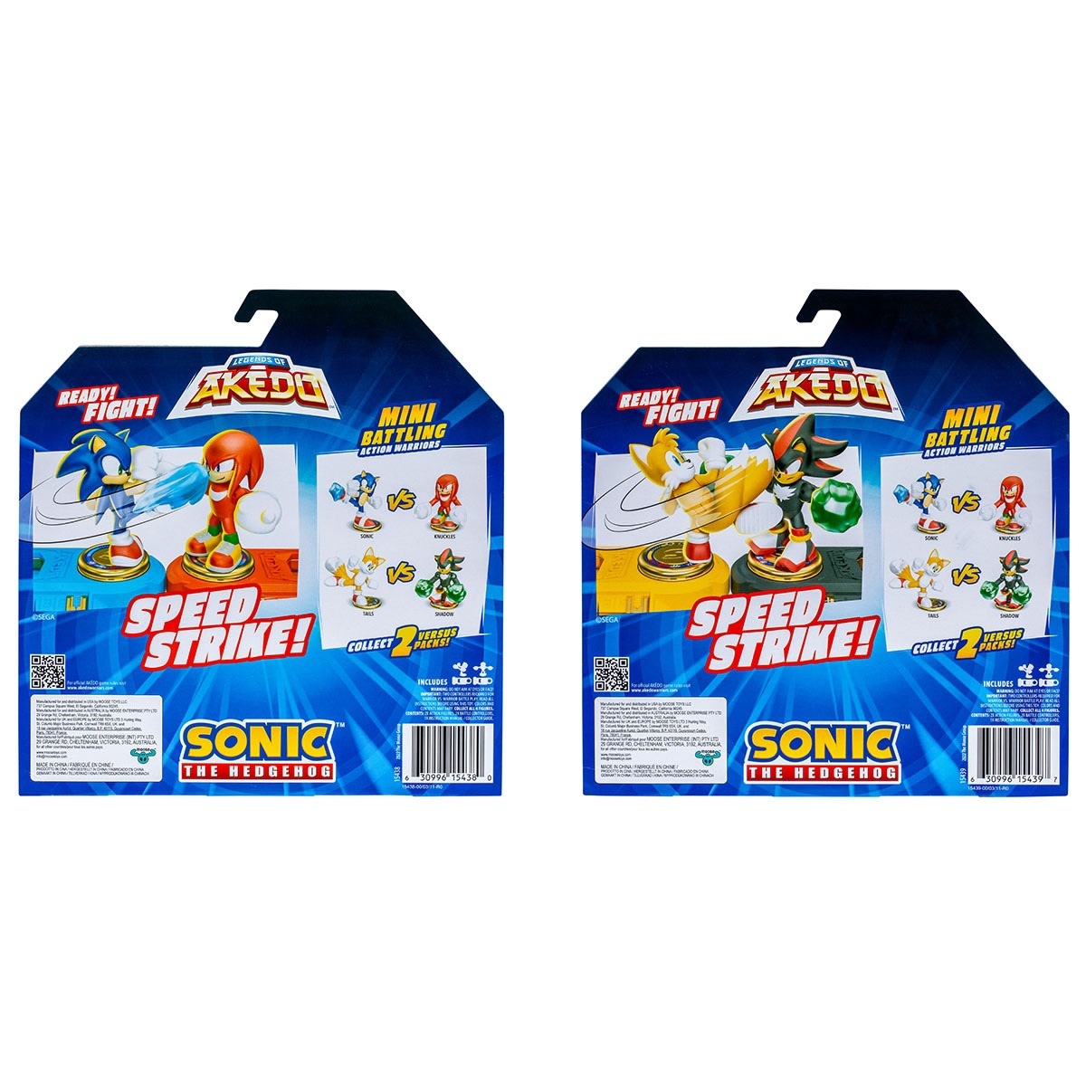 Legends Of Akedo Sonic The Hedgehog Mini Battling Action Warriors ...