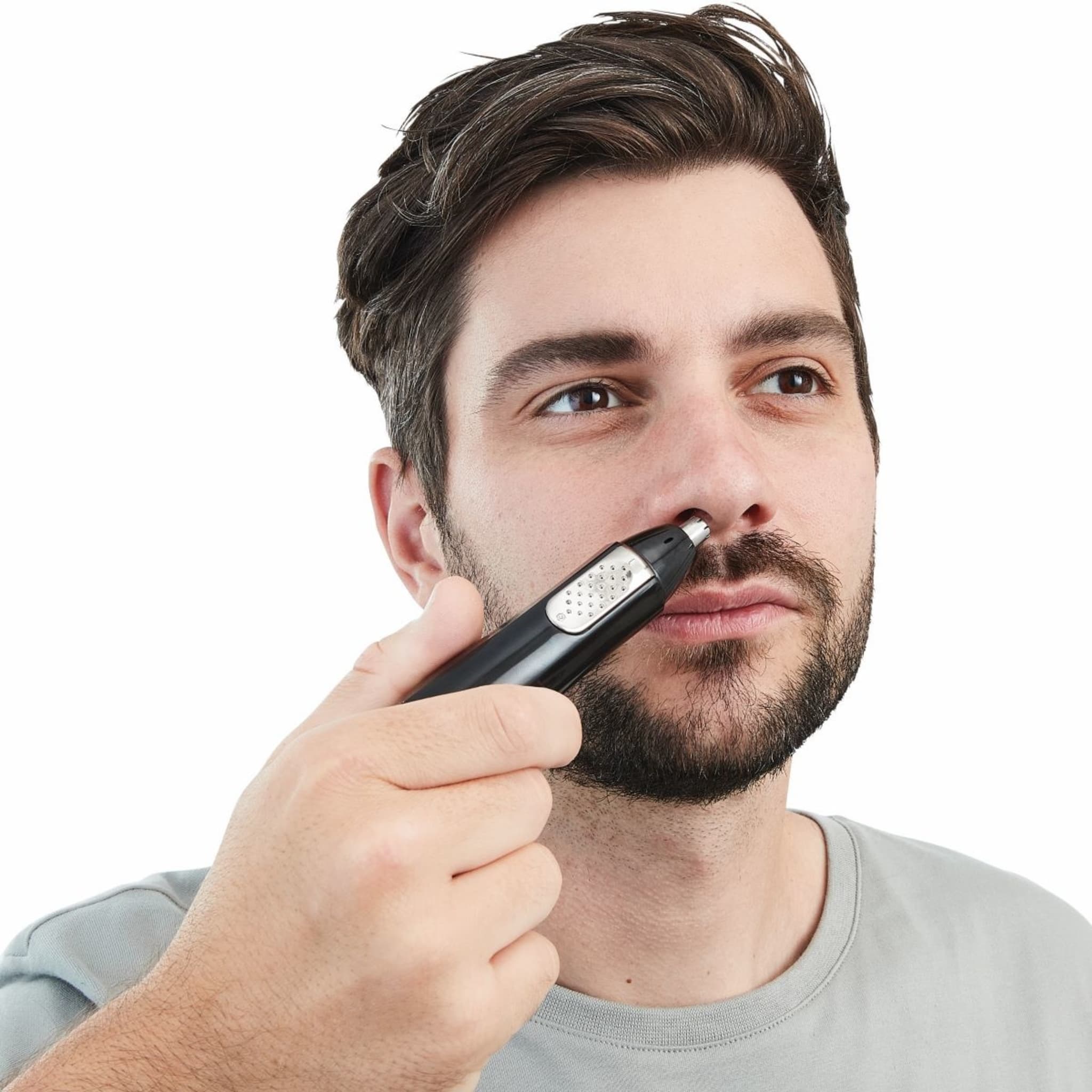 Nose and Eyebrow Trimmer Kit Black Kmart