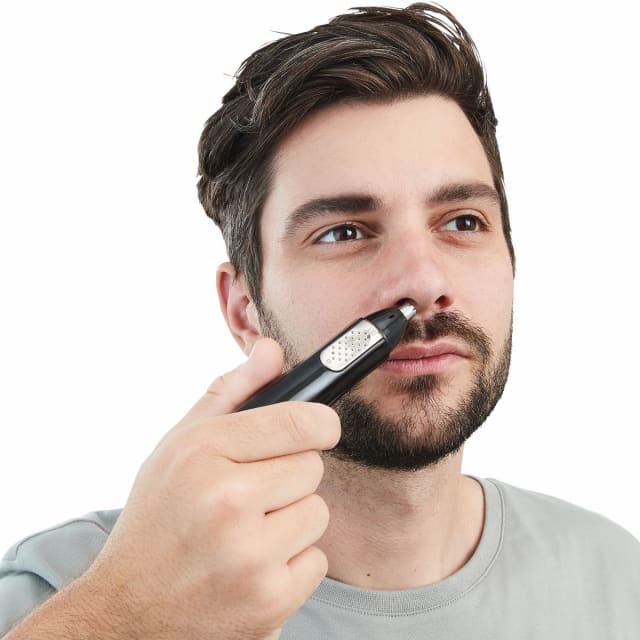 Nose and Eyebrow Trimmer Kit Black Kmart