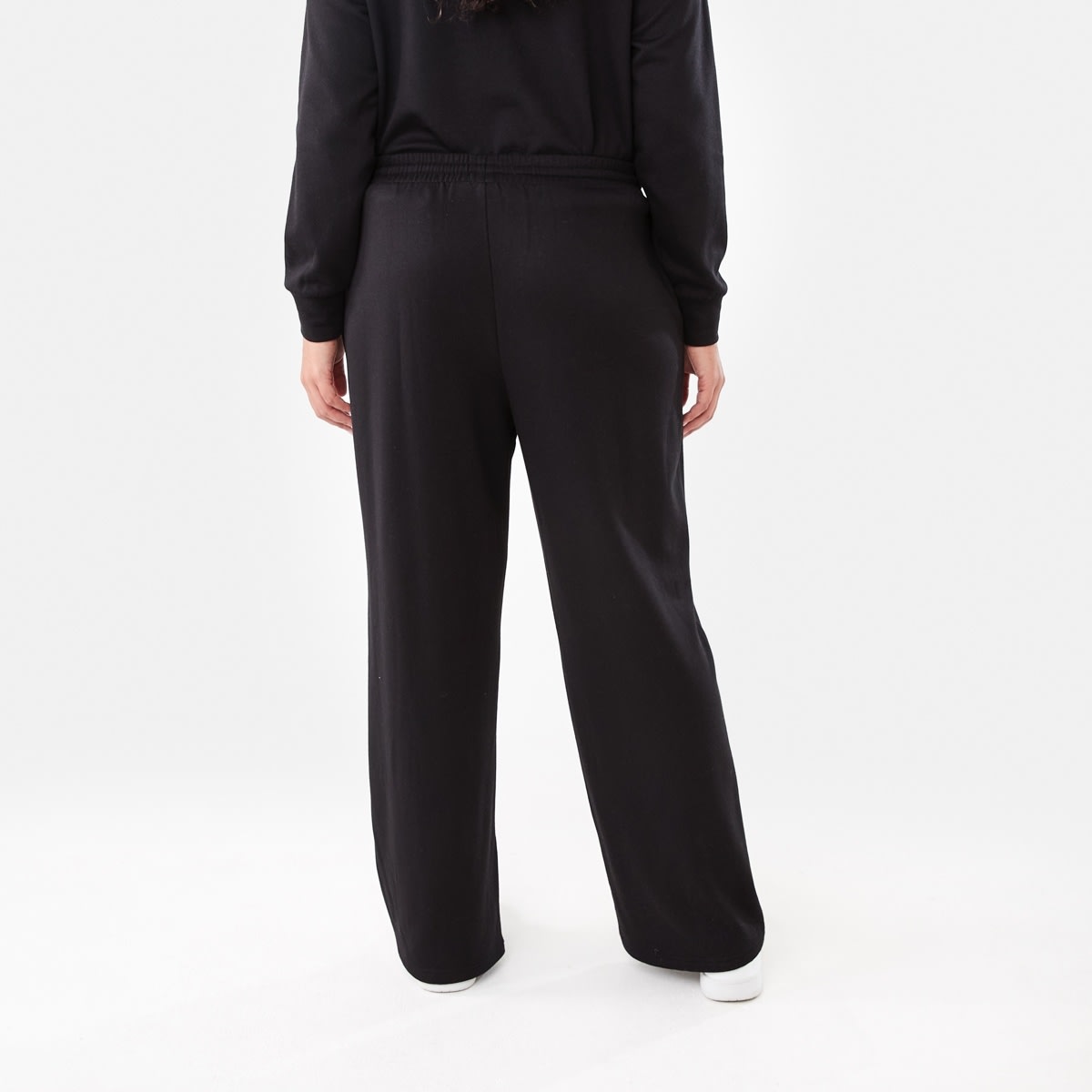 Taupe Brn Soft Touch Wide Leg Trackpants