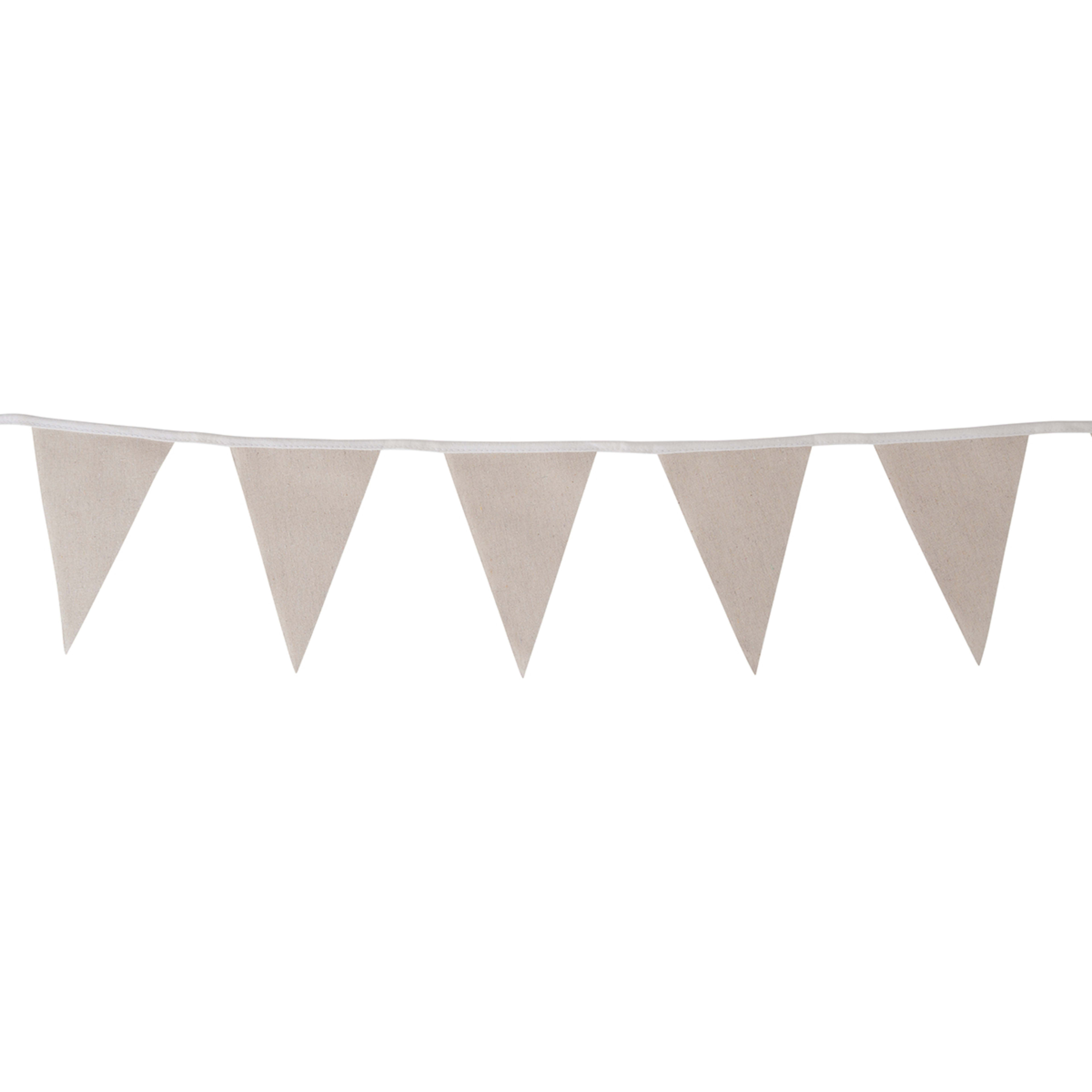 3 Linen Flag Bunting, 3 of 4