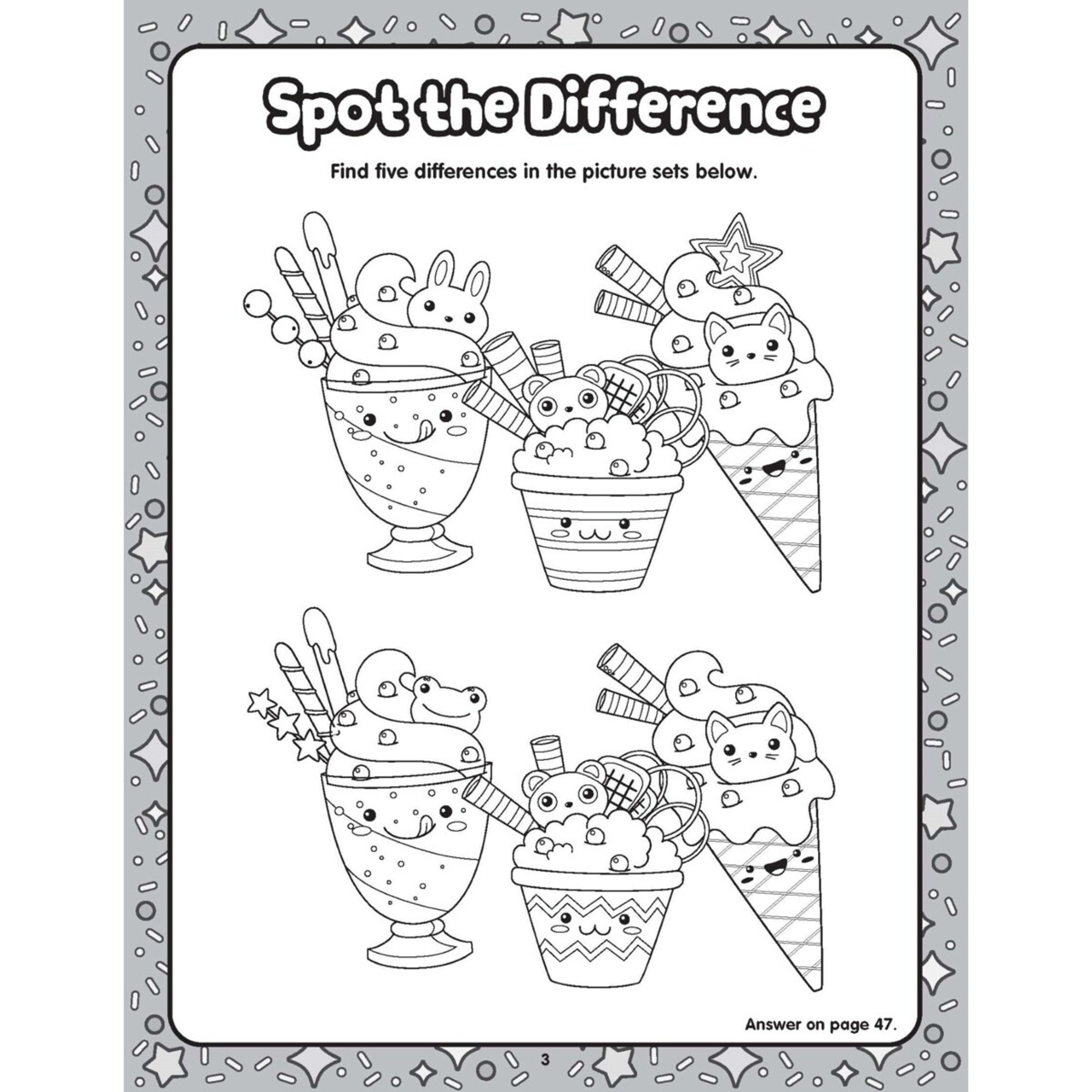 3 Kawaii Activity Book with Squishy Friend!, 3 of 4