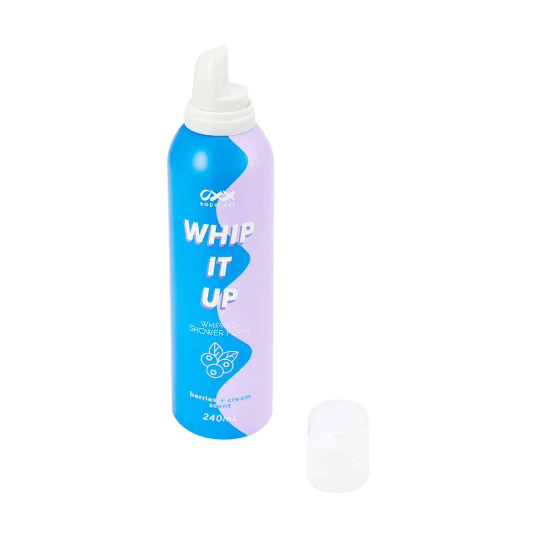 Whip It Up Whipped Shower Foam 240ml Berries and Cream Scent Kmart