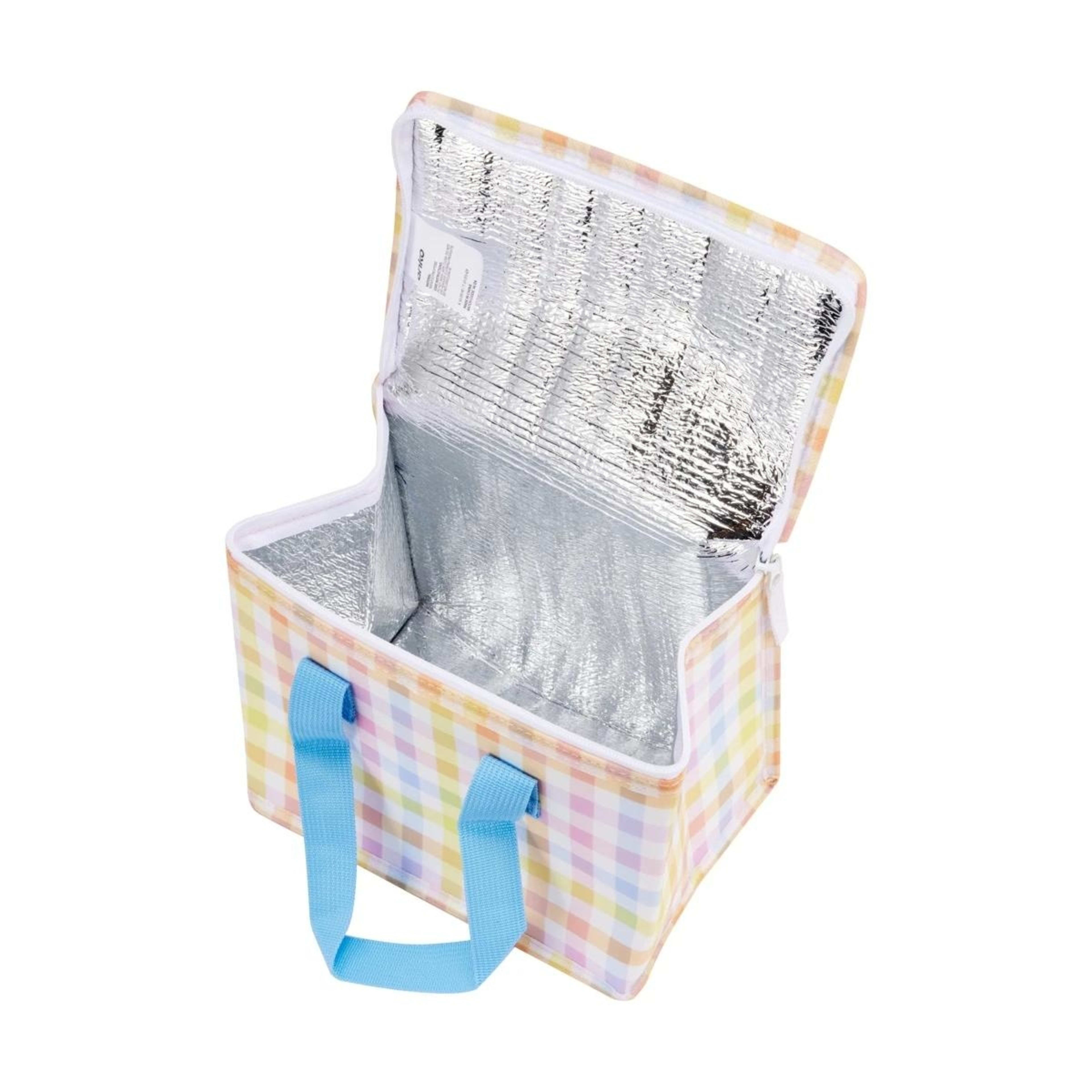 4 Check Insulated Collapsible Lunch Bag, 4 of 6