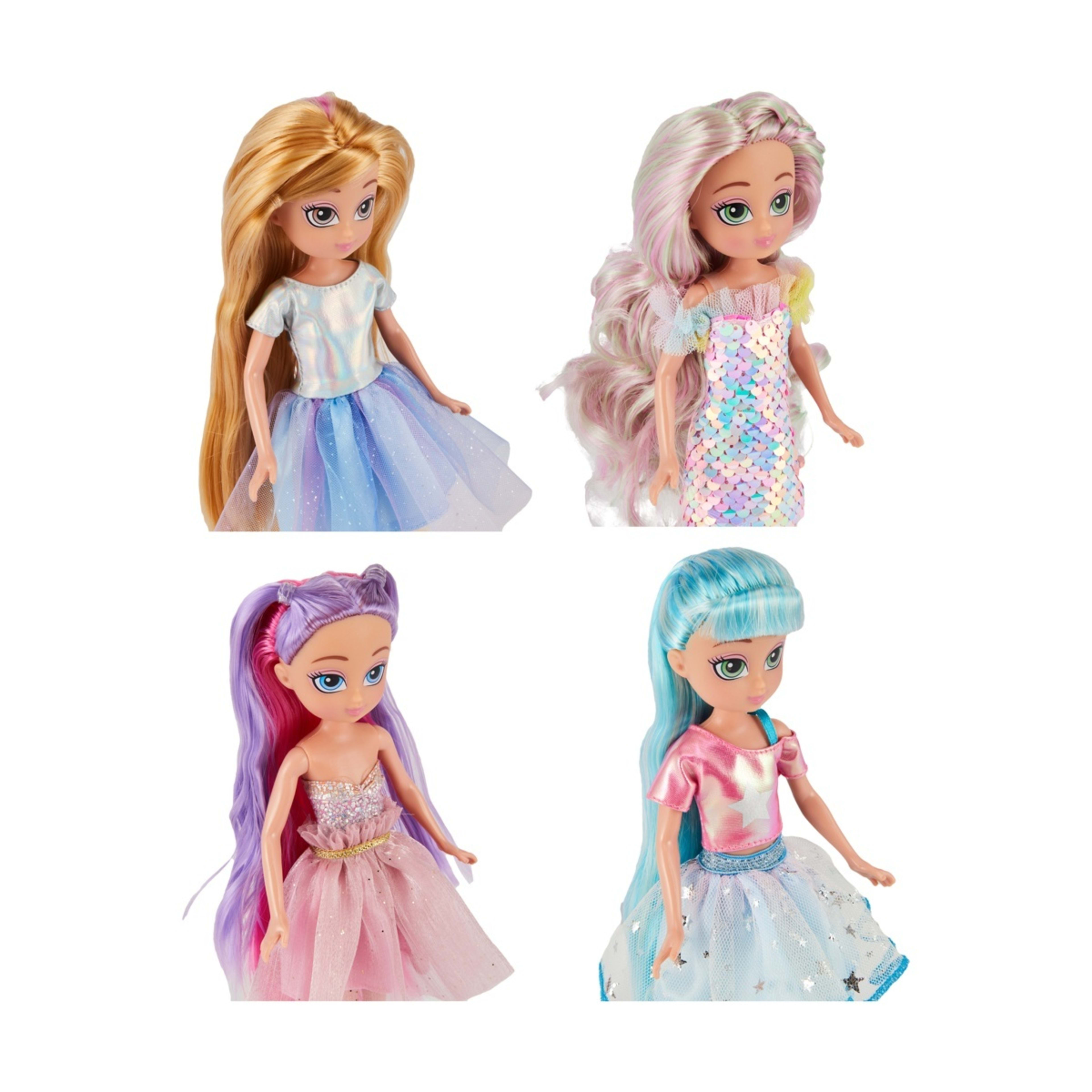4 4 Piece Fashion Fantasy Doll - Assorted, 4 of 7