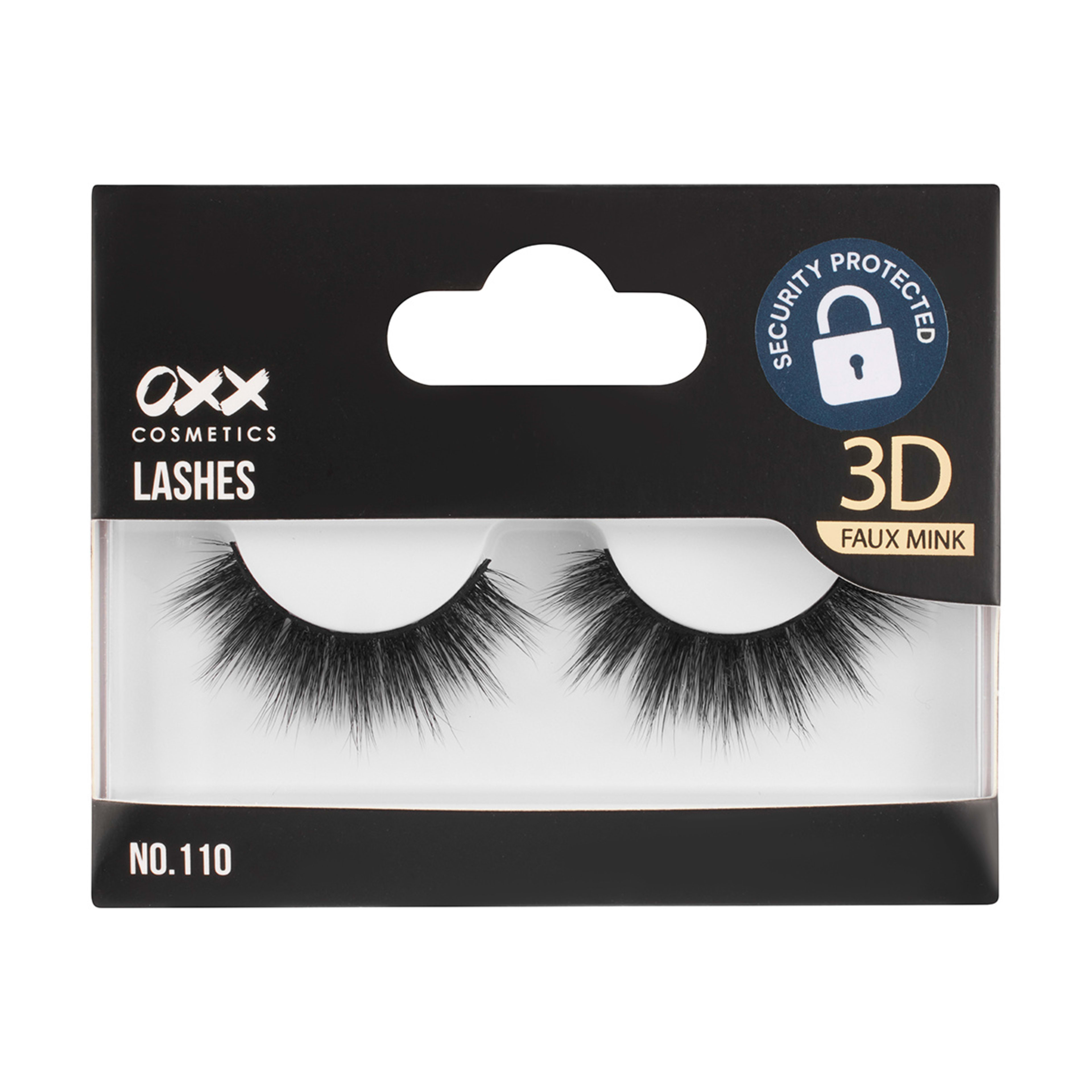 1 OXX Cosmetics 3D Faux Mink False Lashes - No. 110, 1 of 5