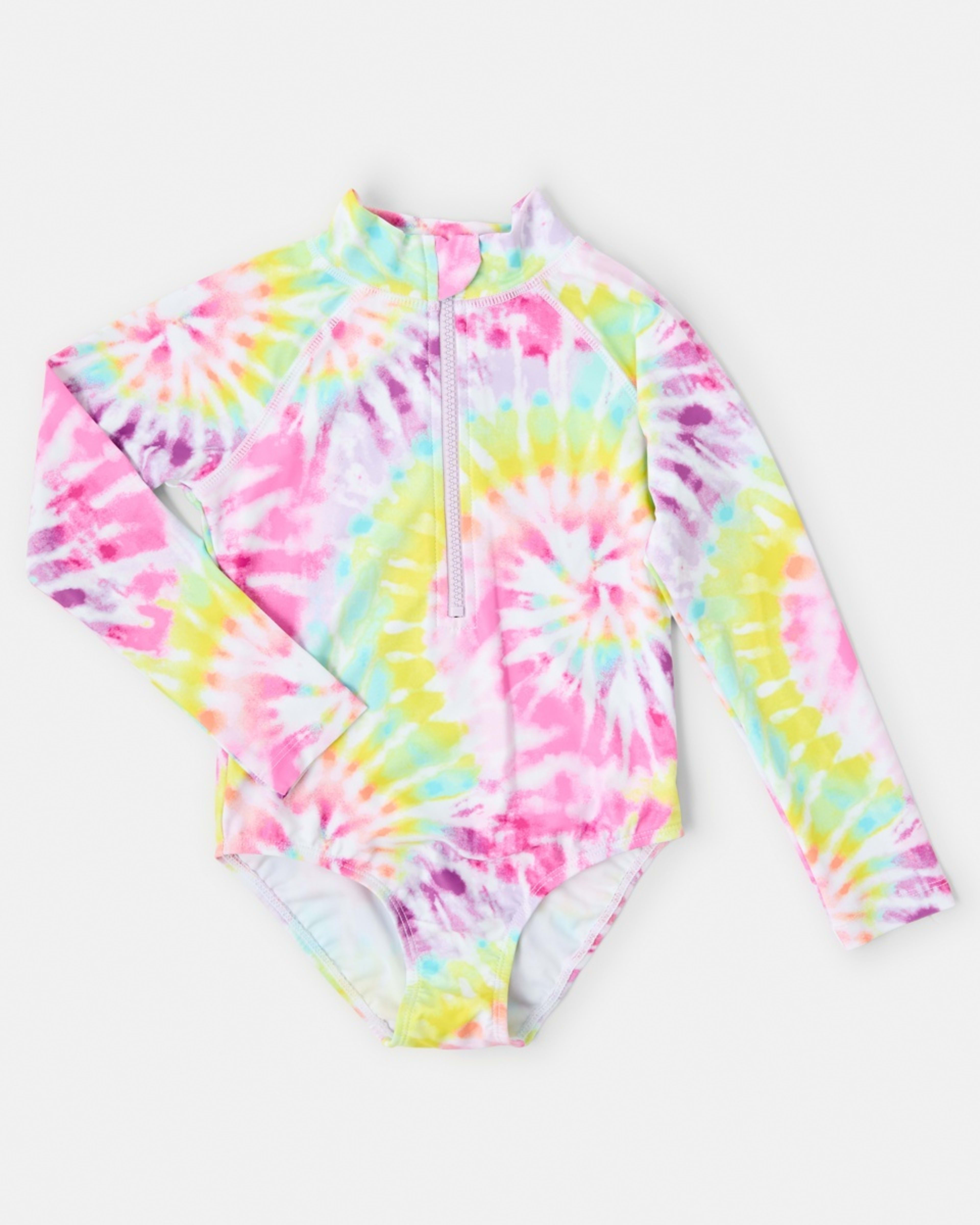 6 Long Sleeve One Piece Swimsuit Mt Tie Dye, 6 of 8