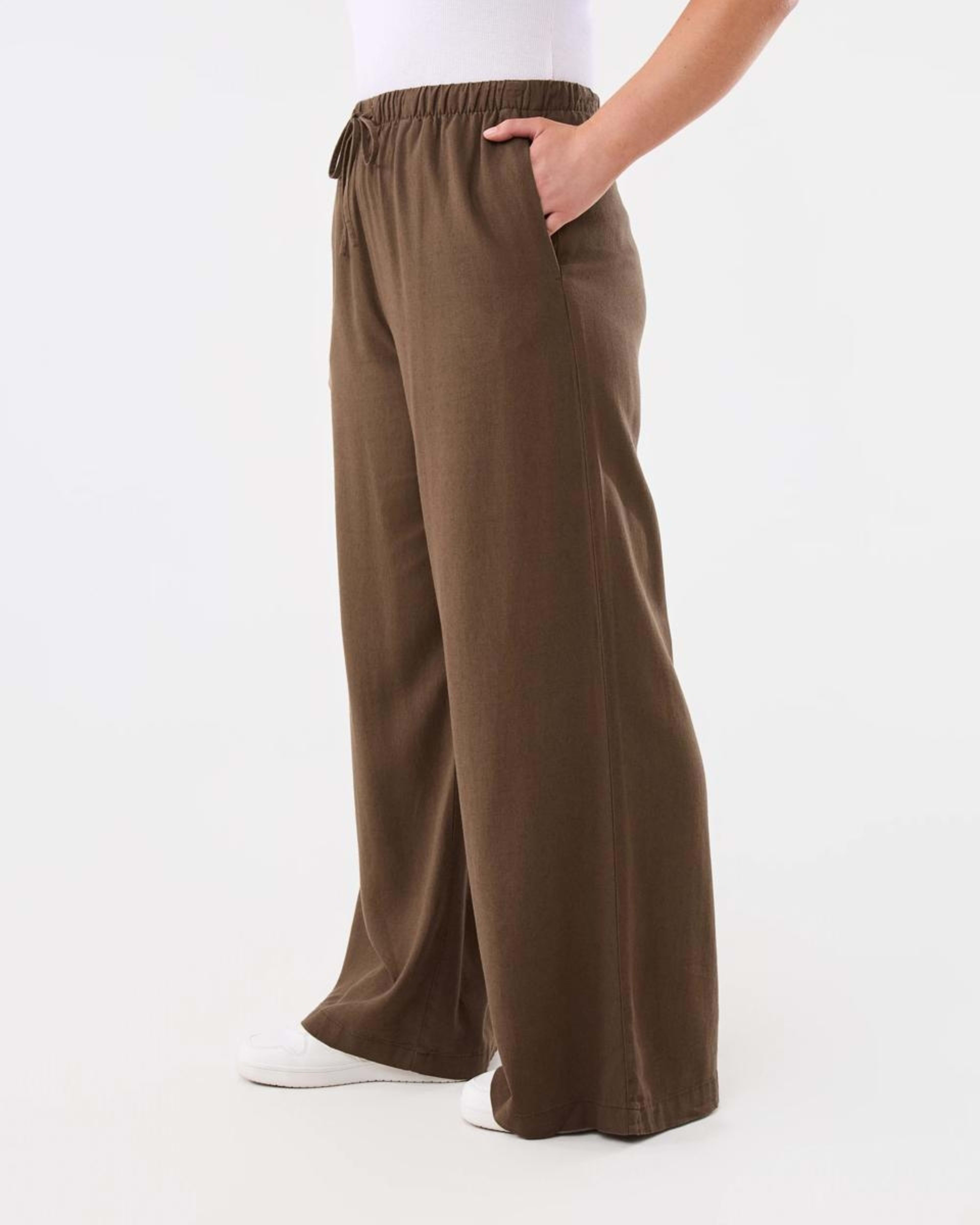 2 Wide Full Length Pants Mochbrown, 2 of 5