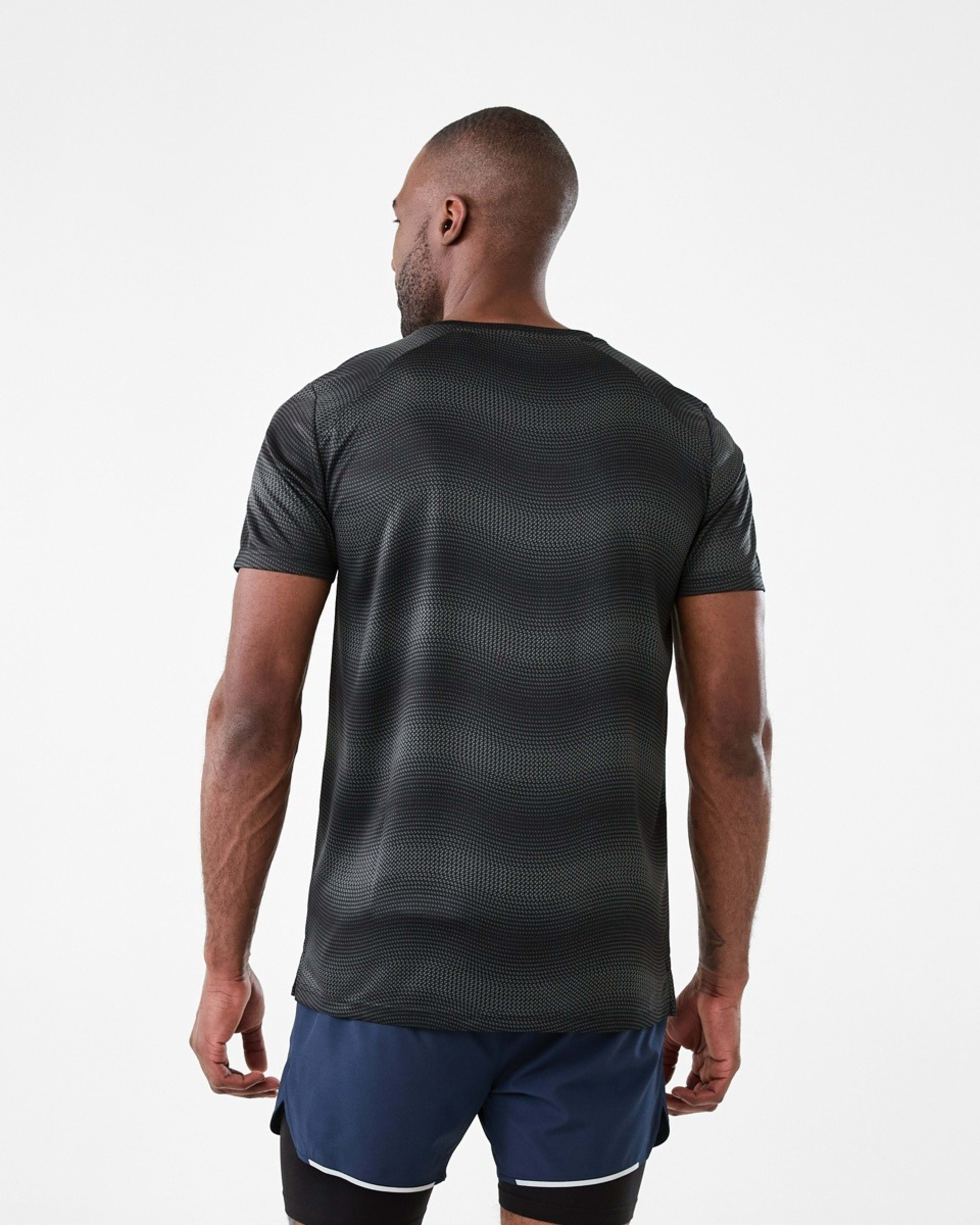 3 Active Mens Printed T-shirt OCEAN GEO BLACK, 3 of 6