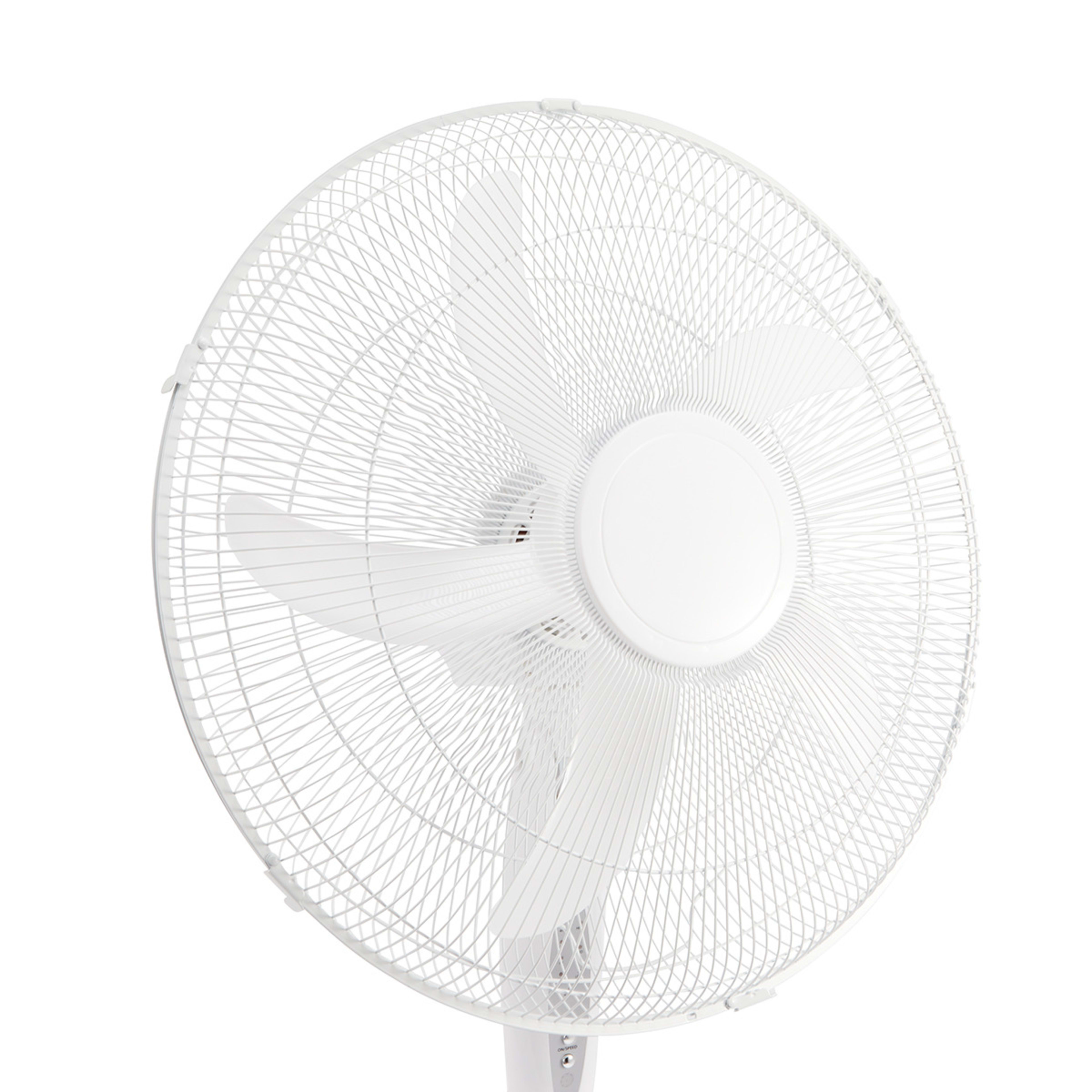 50cm White Pedestal Fan Kmart