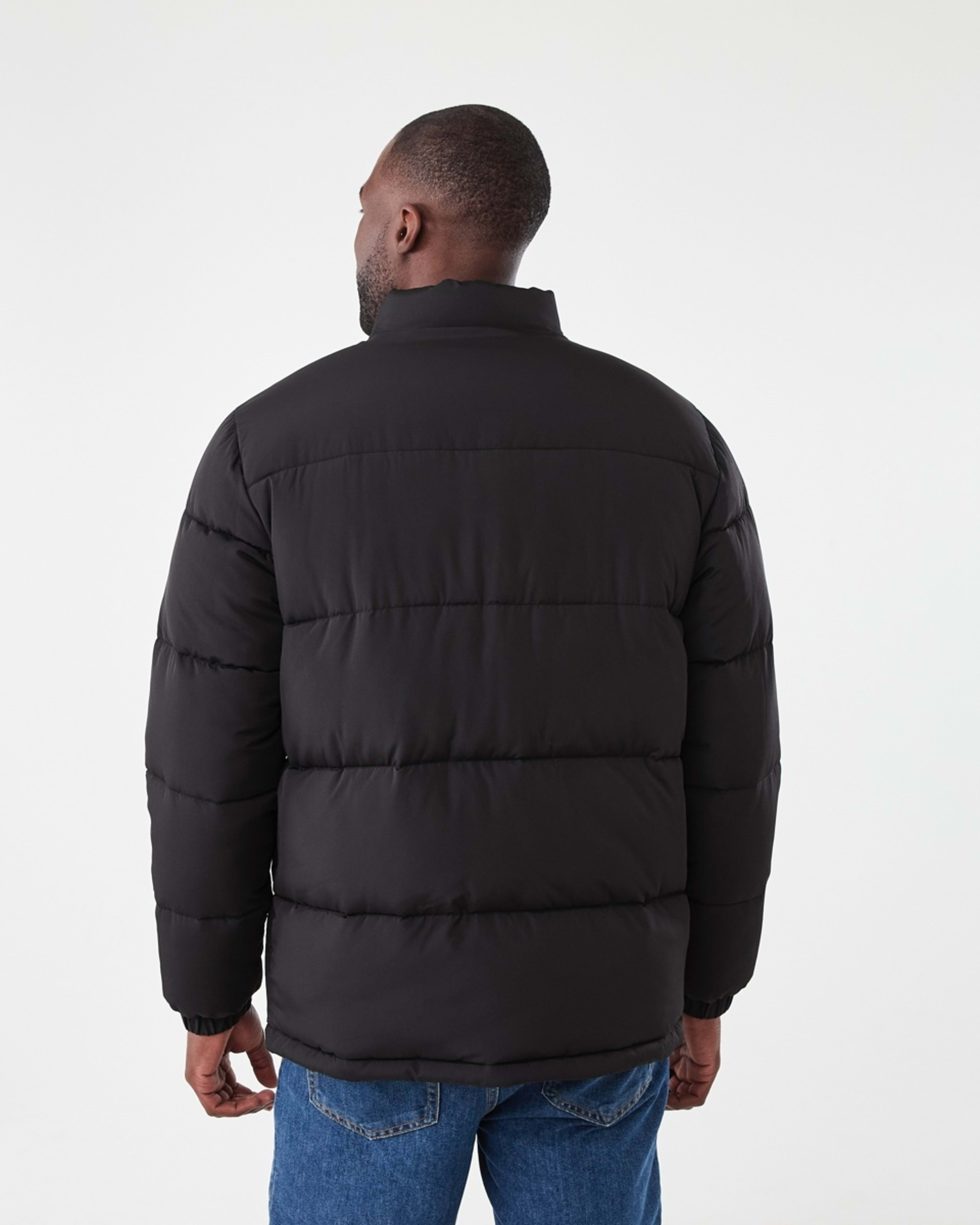 4 Funnel Neck Puffer Jacket Black, 4 of 7