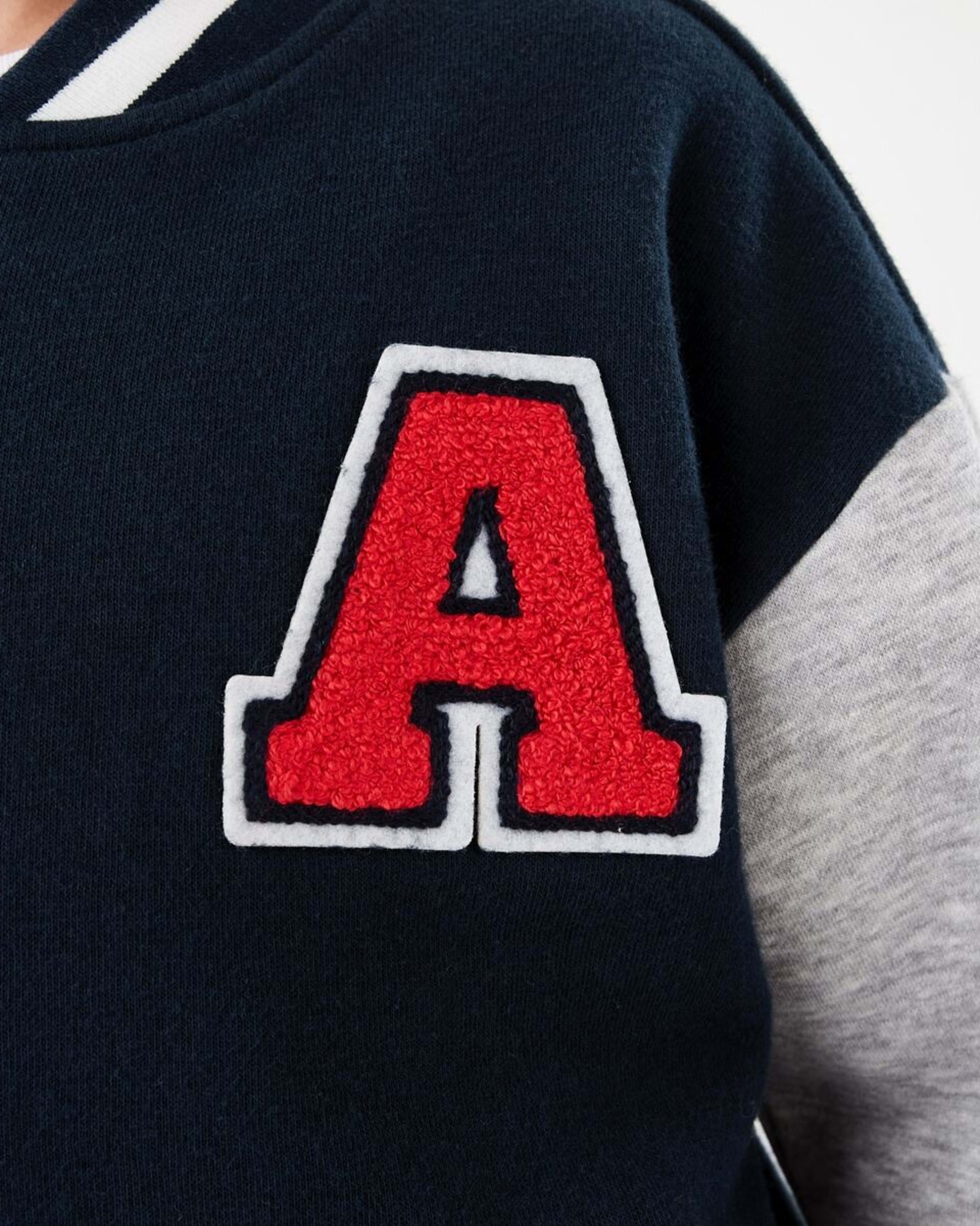 5 Fleece Bomber Jacket A Champs Navy, 5 of 9