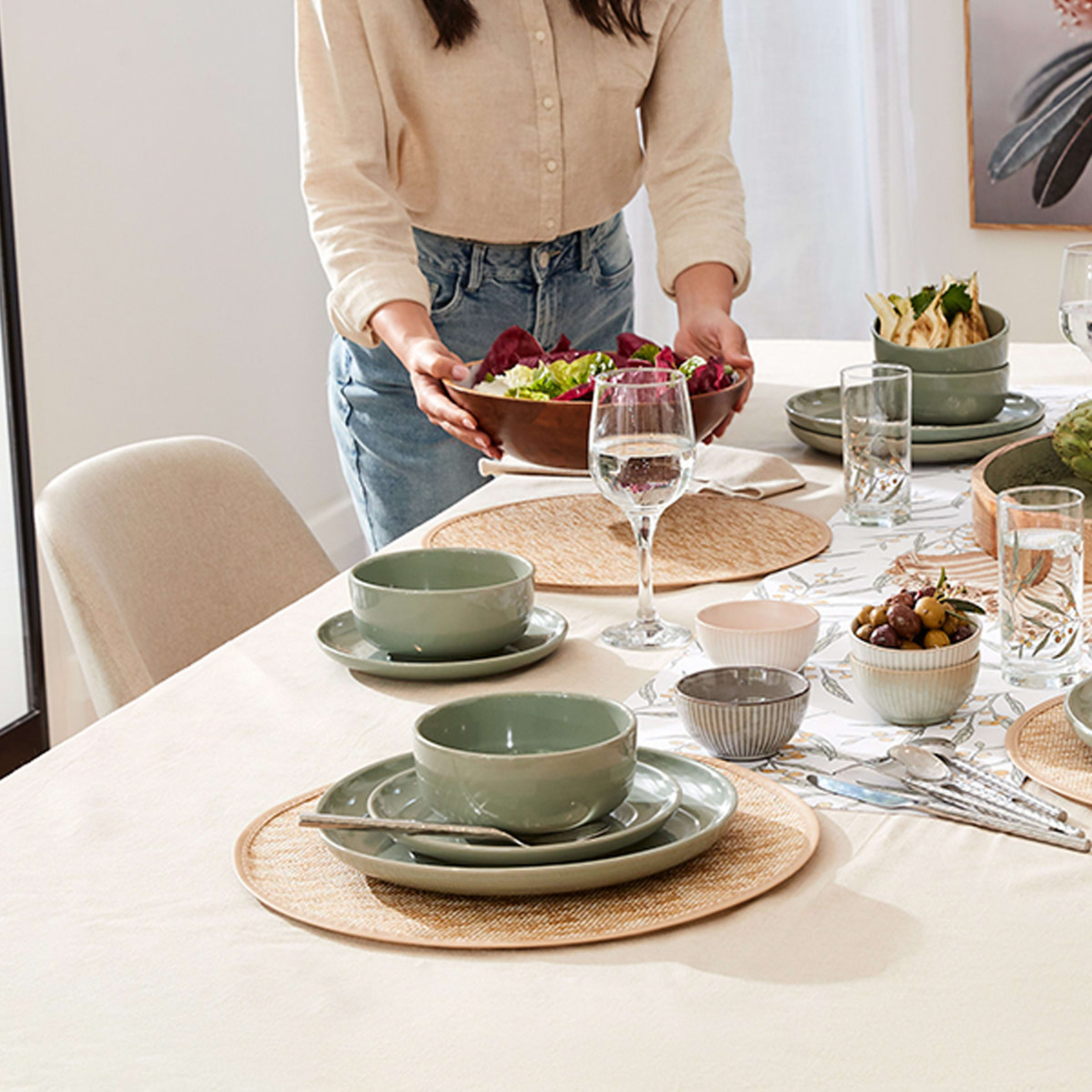 Sage Green 12 Piece Dinner Set Kmart