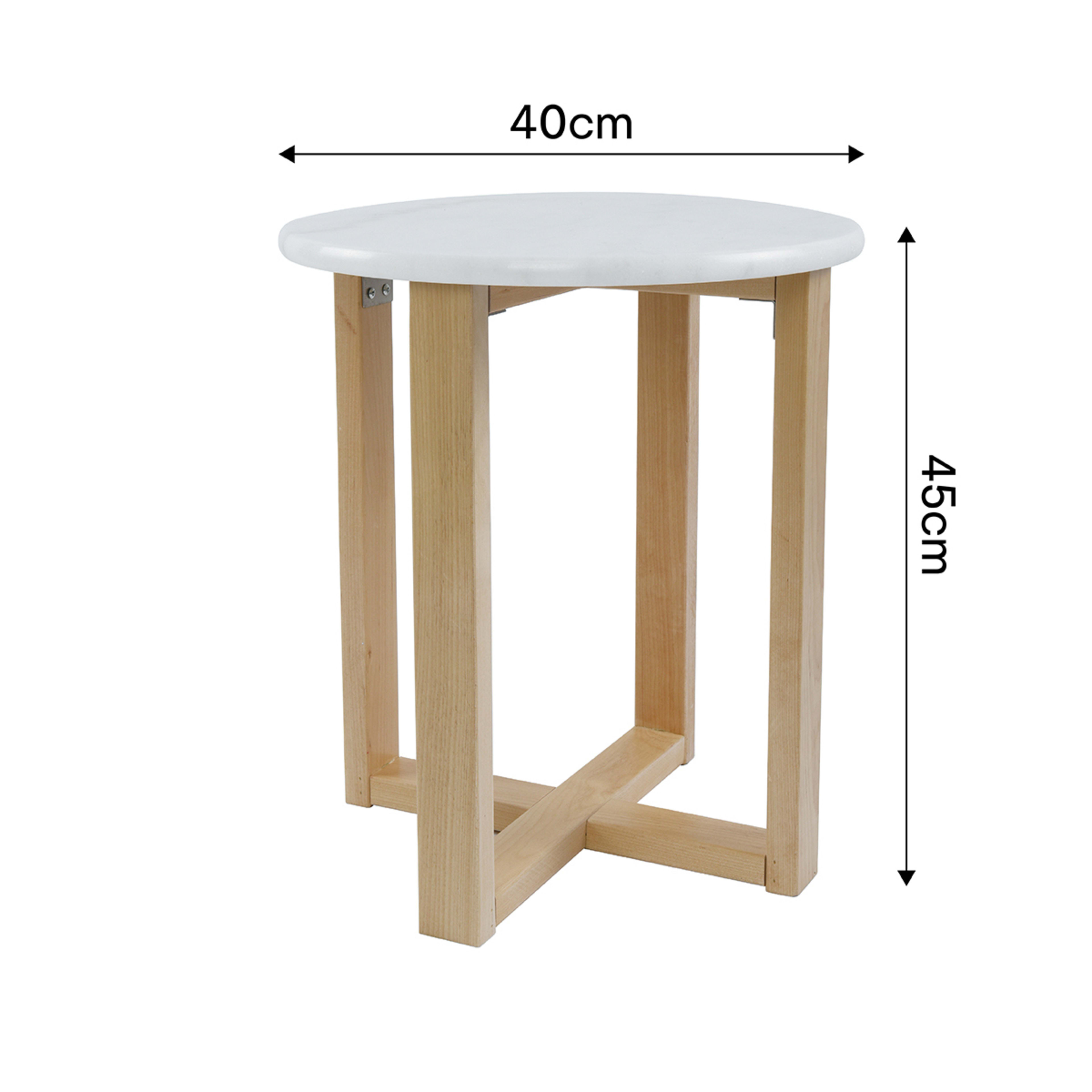 7 Cara Marble Side Table, 7 of 9