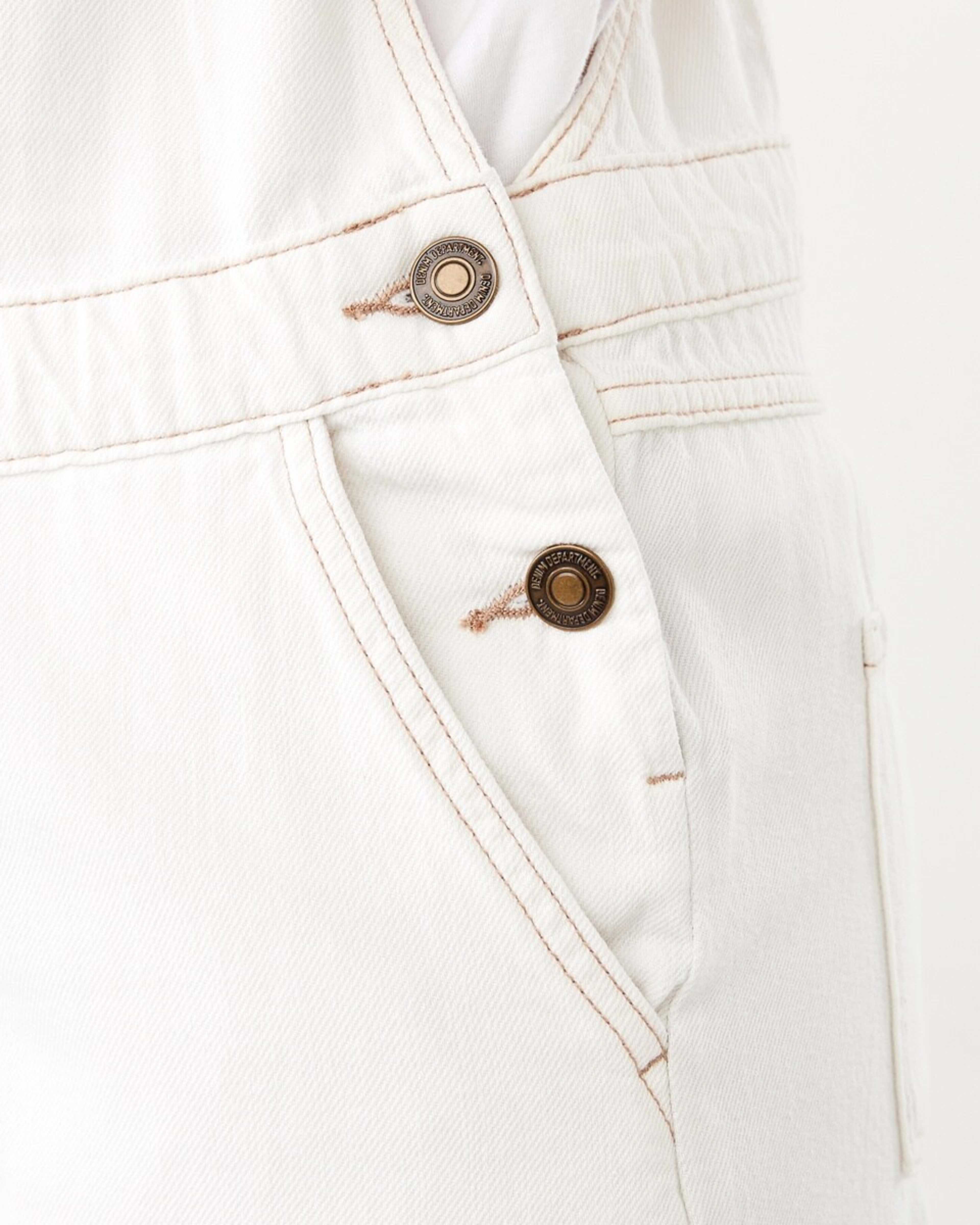 9 Denim Shortalls Ecru, 9 of 9